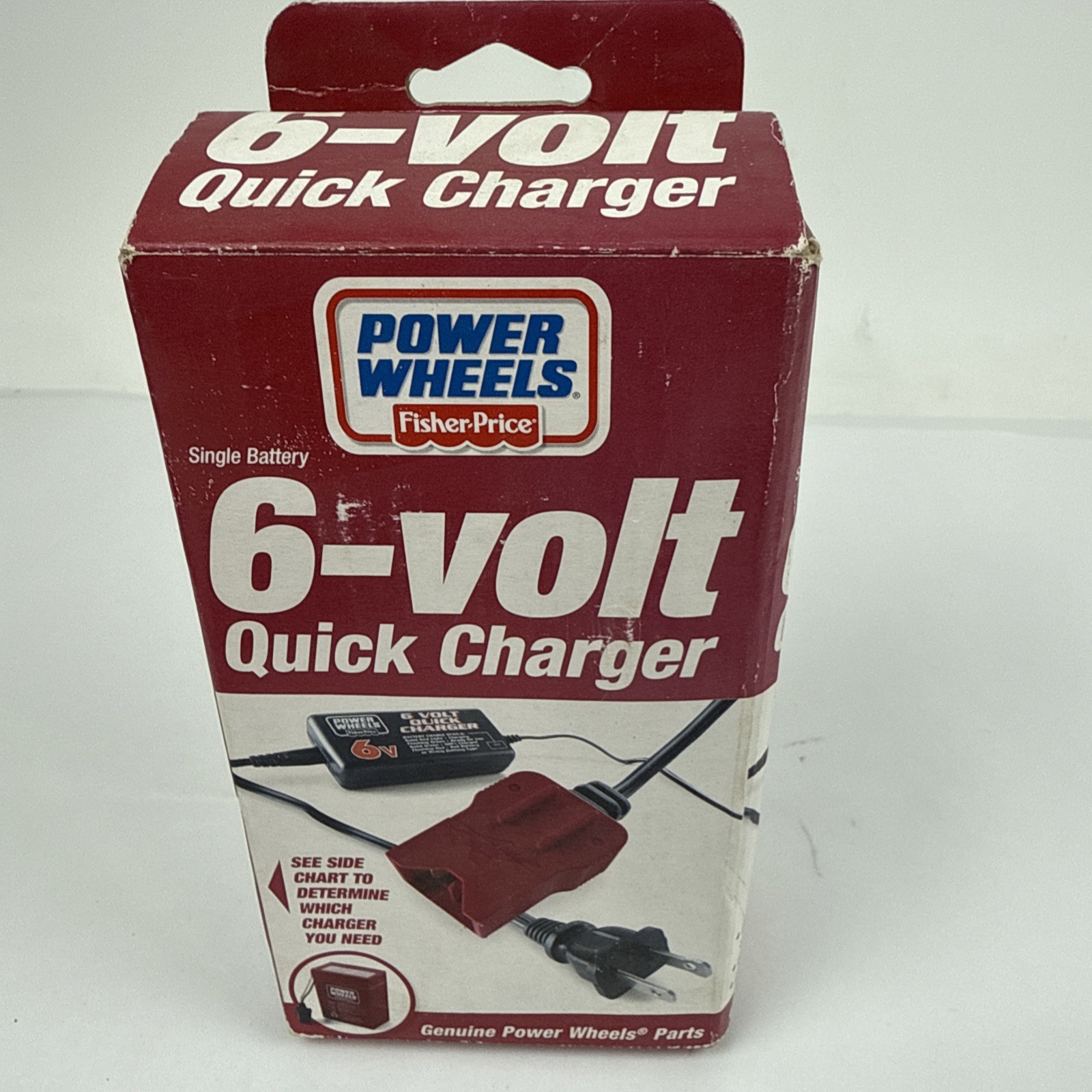 POWER WHEELS FISHER PRICE 6 VOLT QUICK BATTERY 6V 2.5A FAST CHARGER 00801-1484
