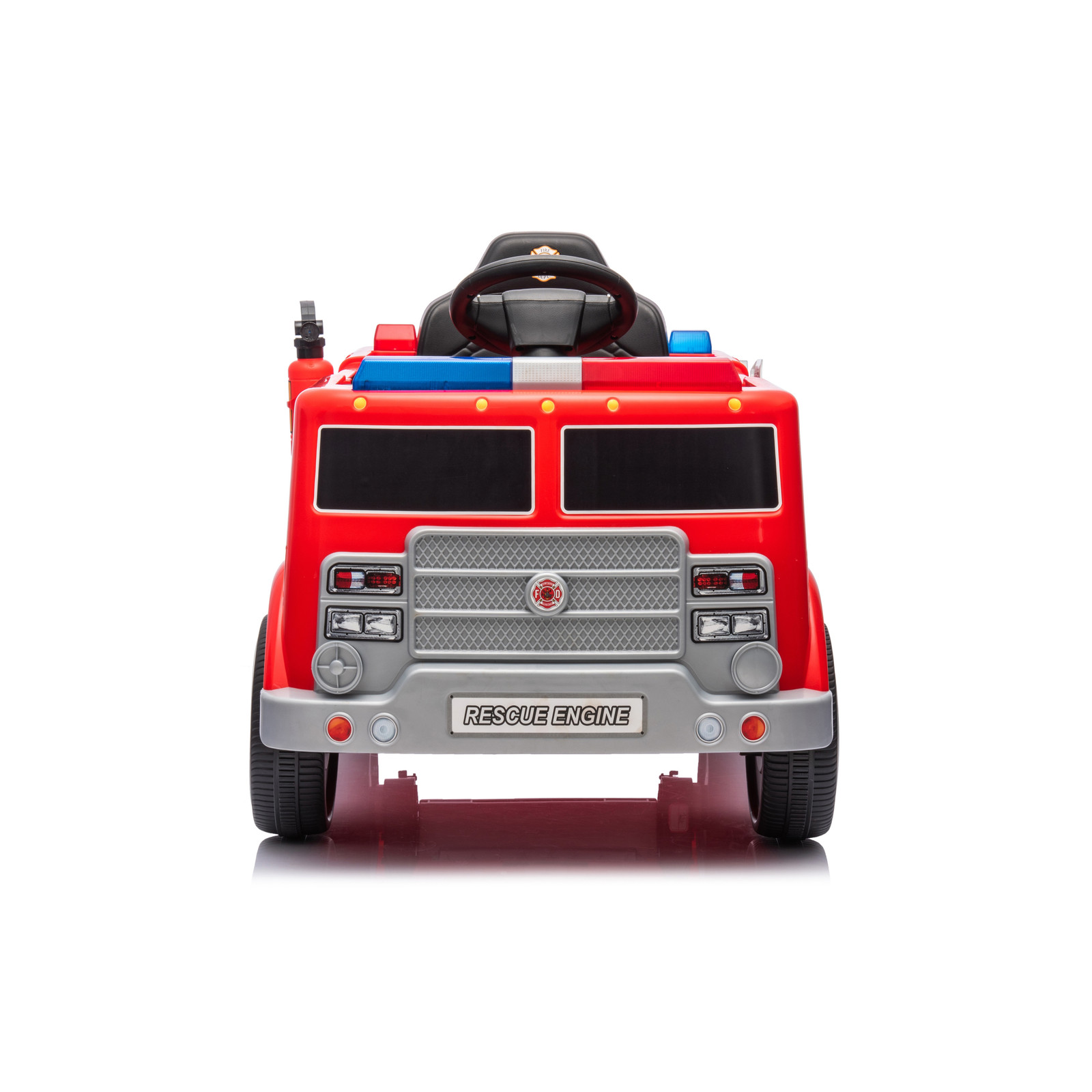 12V Freddo Firetruck Ride On Toy Car 1 Seater Electric Fire Truck with Remote