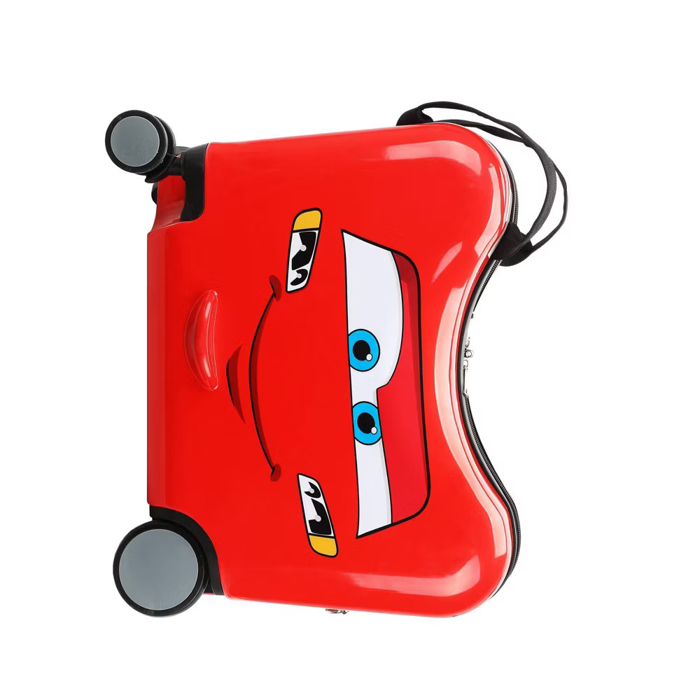Disney Cars Carry On Spinner Hardside Ride On Suitcase – Red