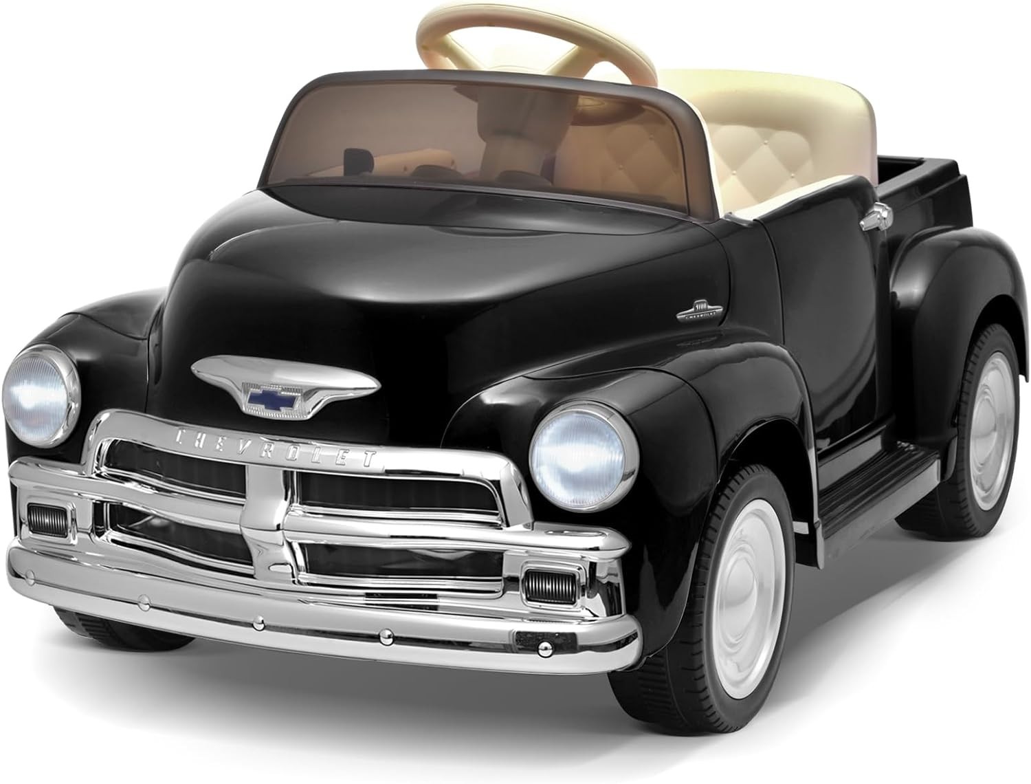 12V Kids Ride on Car Licensed Chevrolet 3100 Pickup Battery Powered Motorized El