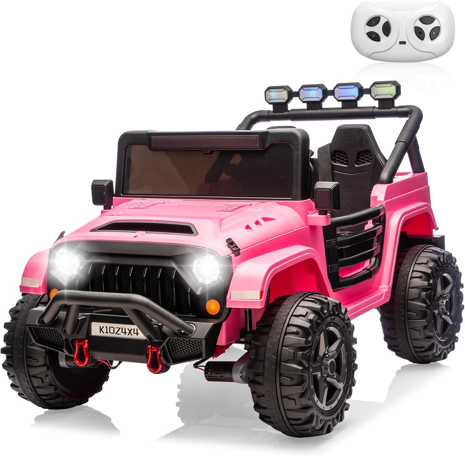Kids 24V 2-Seater Electric Ride On Car,Ride On Truck,Bluetooth,Toy for Ages 3-8