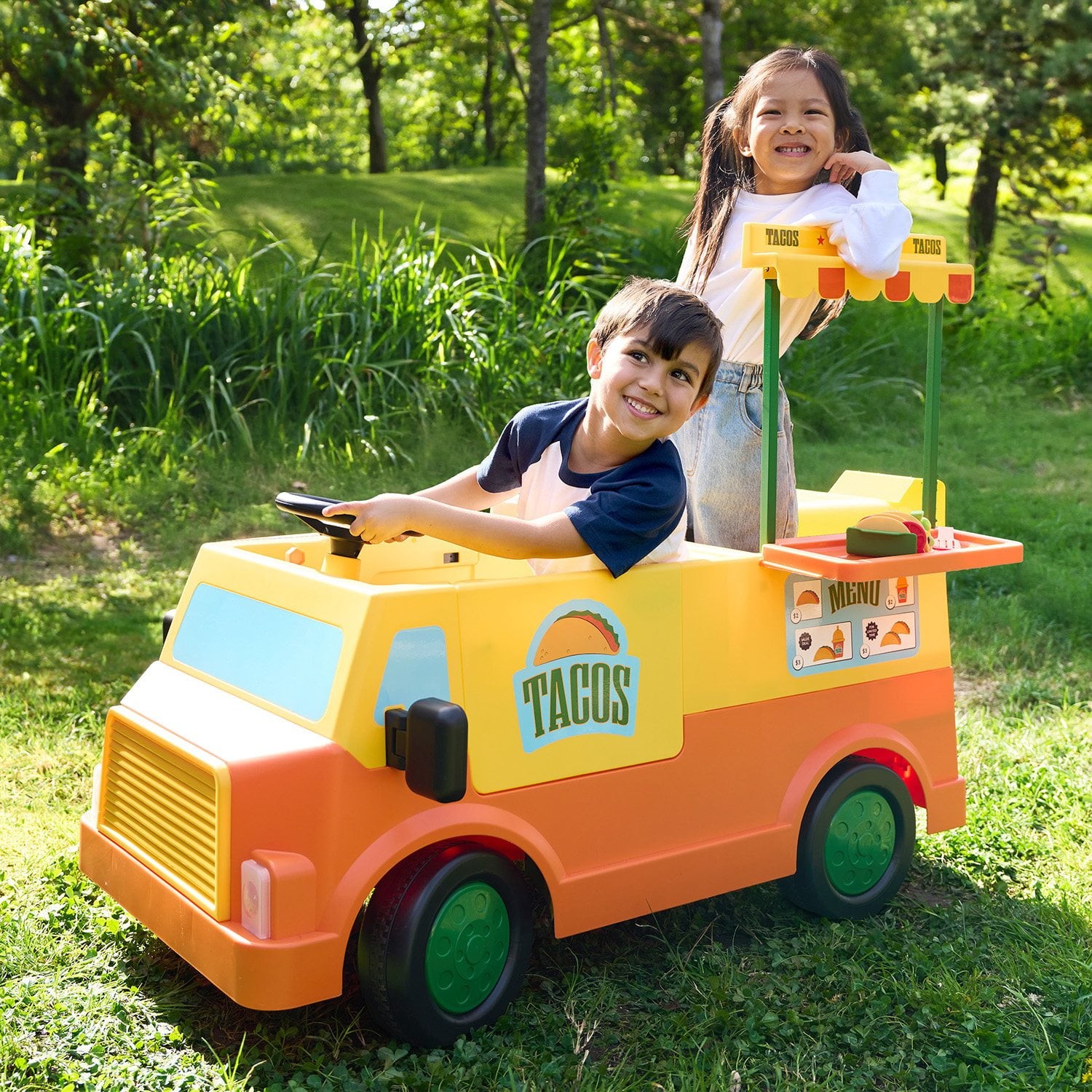 Taco Truck 12V Ride On Electric Kids Vehicle Battery Powered Toy Car