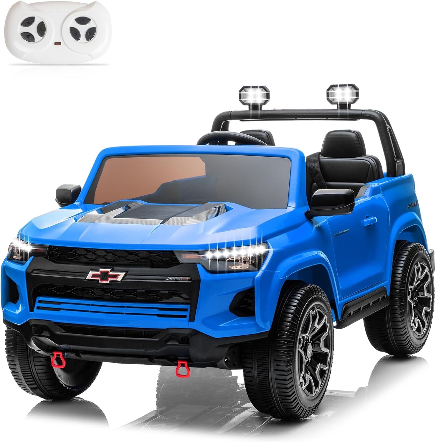 24V Licensed Chevrolet Colorado Electric Car for Kids, Ride on Toys for Toddlers