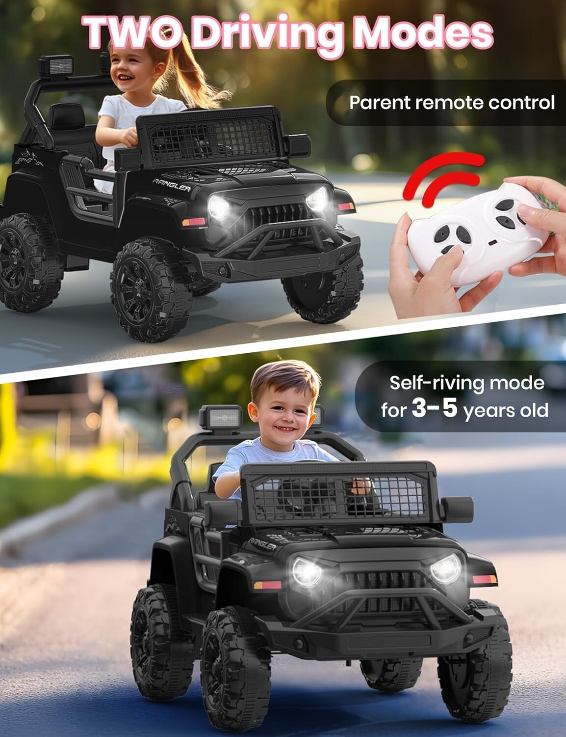 12V Ride on Truck Car w/Parent Remote Control Limited Free Shipping