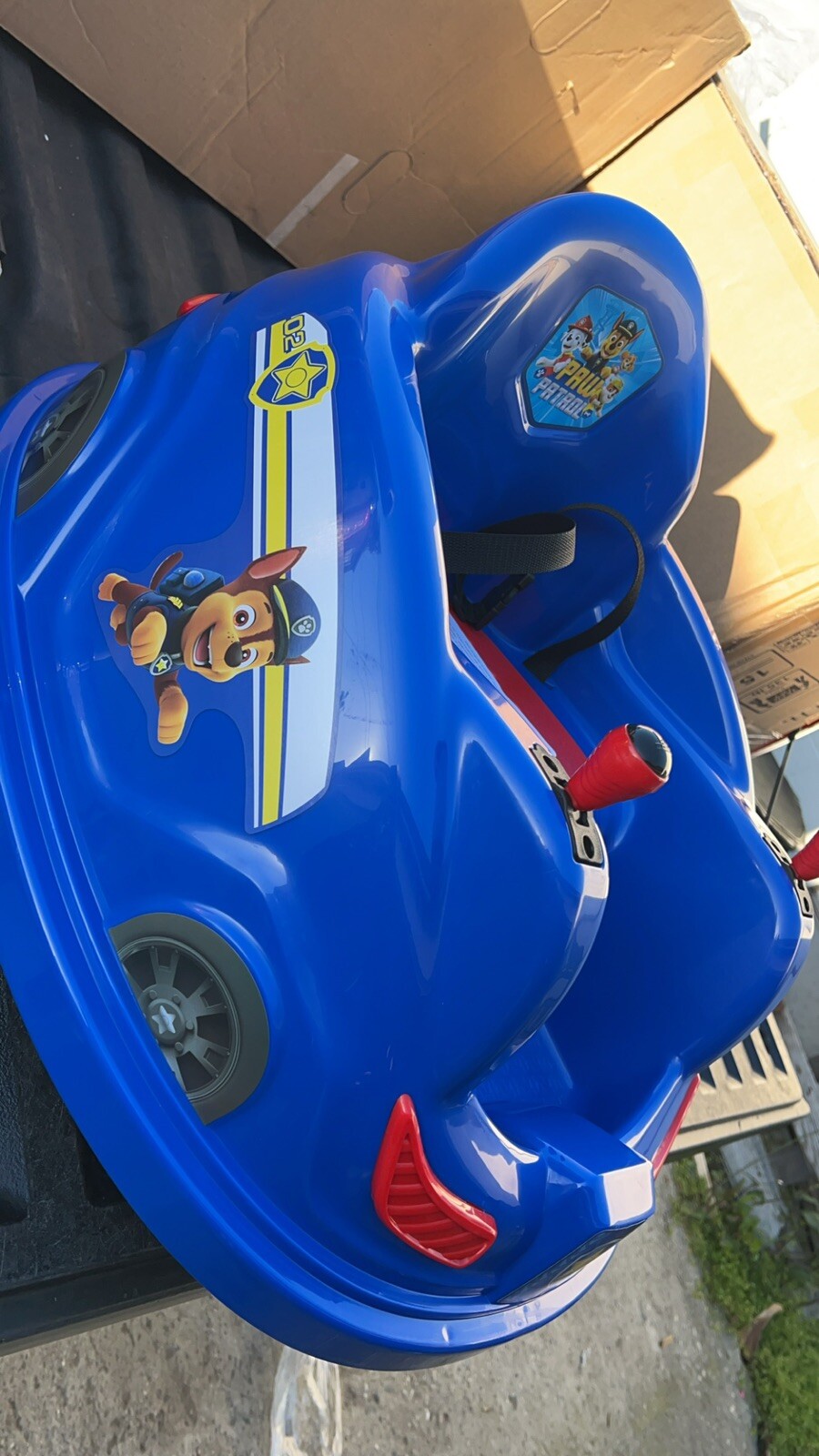 6V Paw Patrol Electric Bumper Car, Battery Powered Ride-on with Charger for Kids