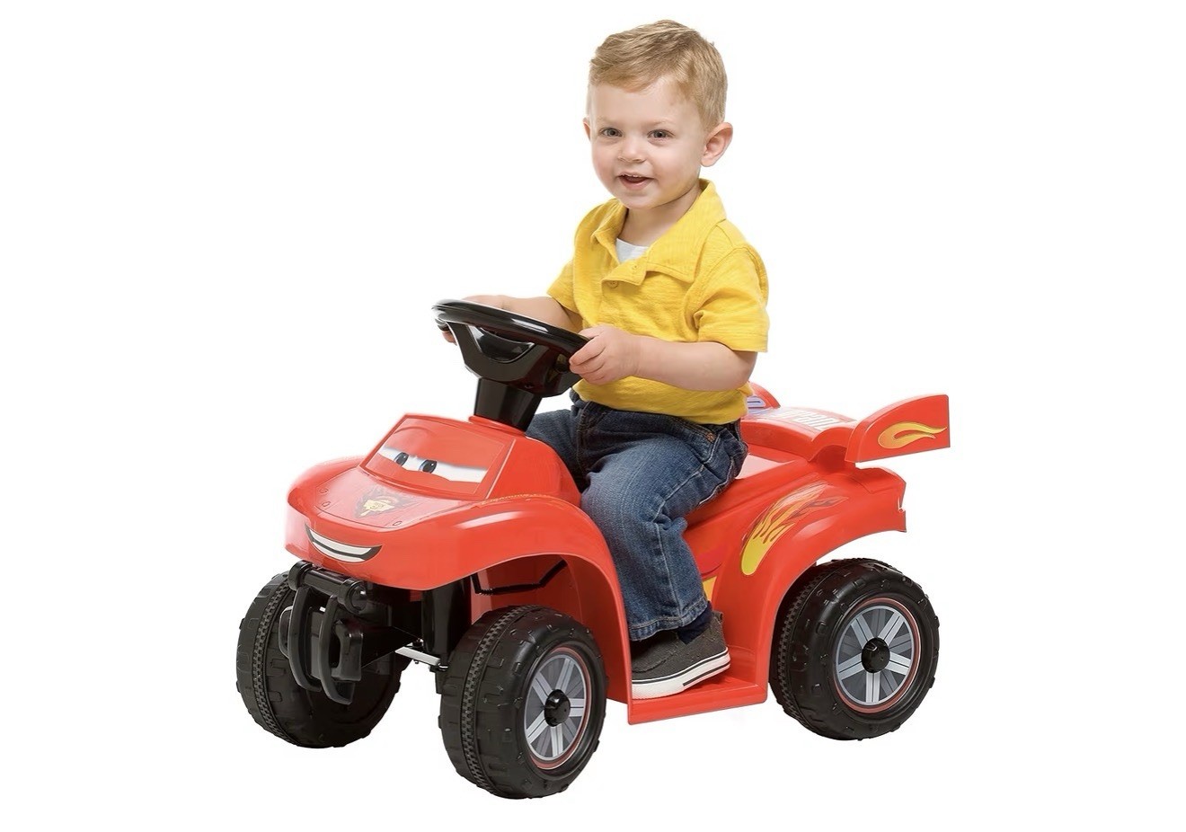 Disney Pixar Cars Lightning McQueen 6V Toddler Quad Ride On