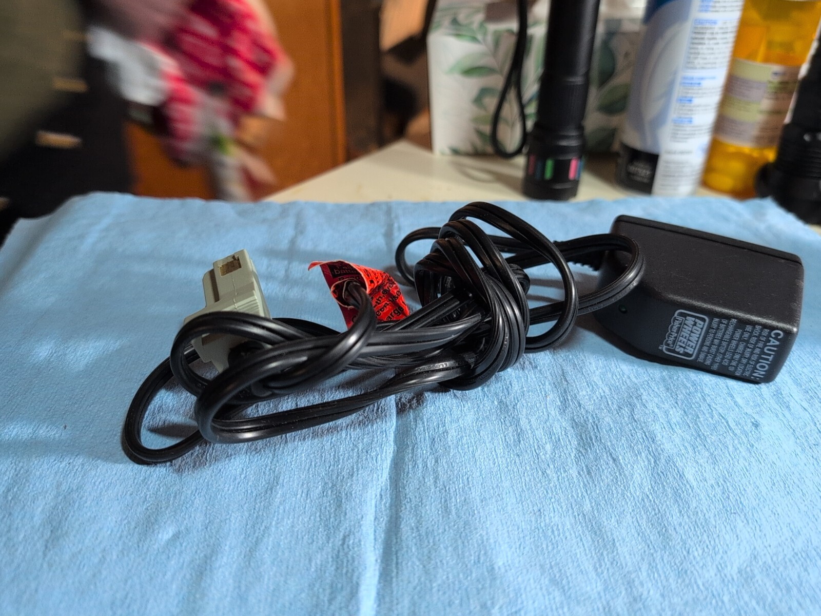Power Wheels Fisher Price Original 12V Battery Charger Cord 00801-1480 Genuine