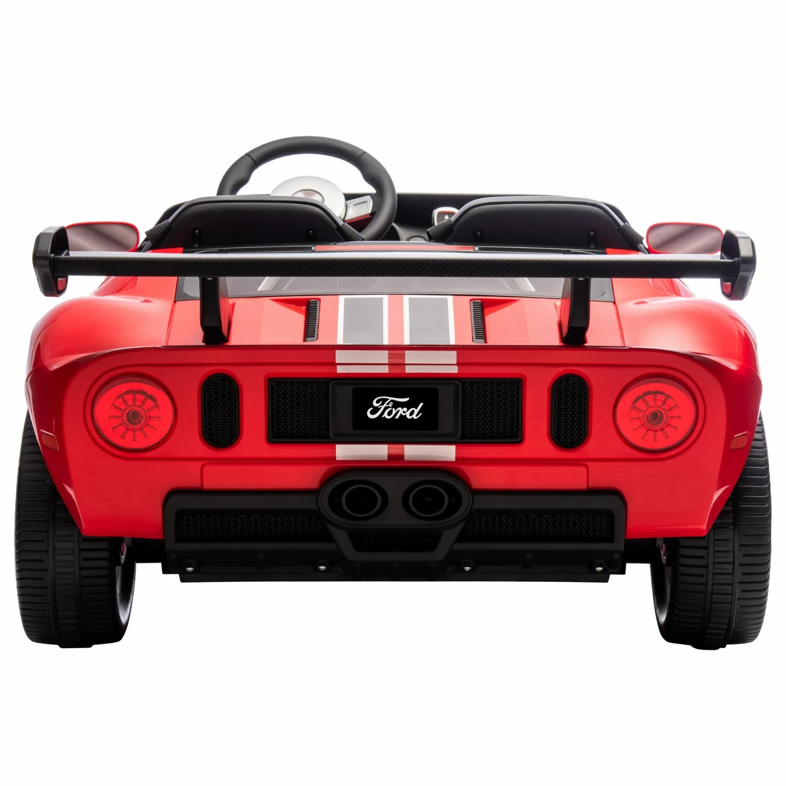 2-Seater Ford GT Convertible 12V Electric Ride-On Car w/ Remote Control, Ages 3+