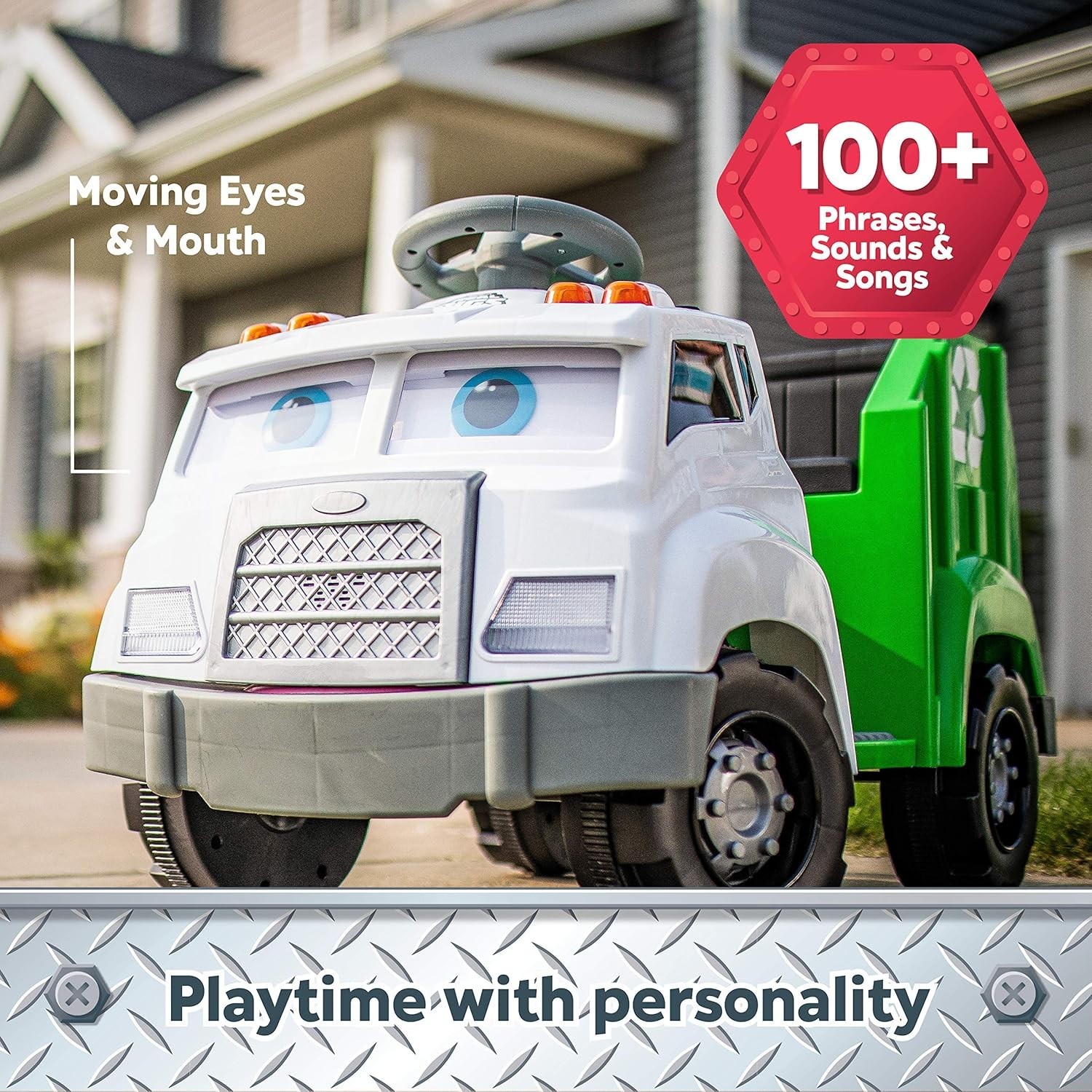 Toddler Ride On Recycling Truck, Ages 1.5-4