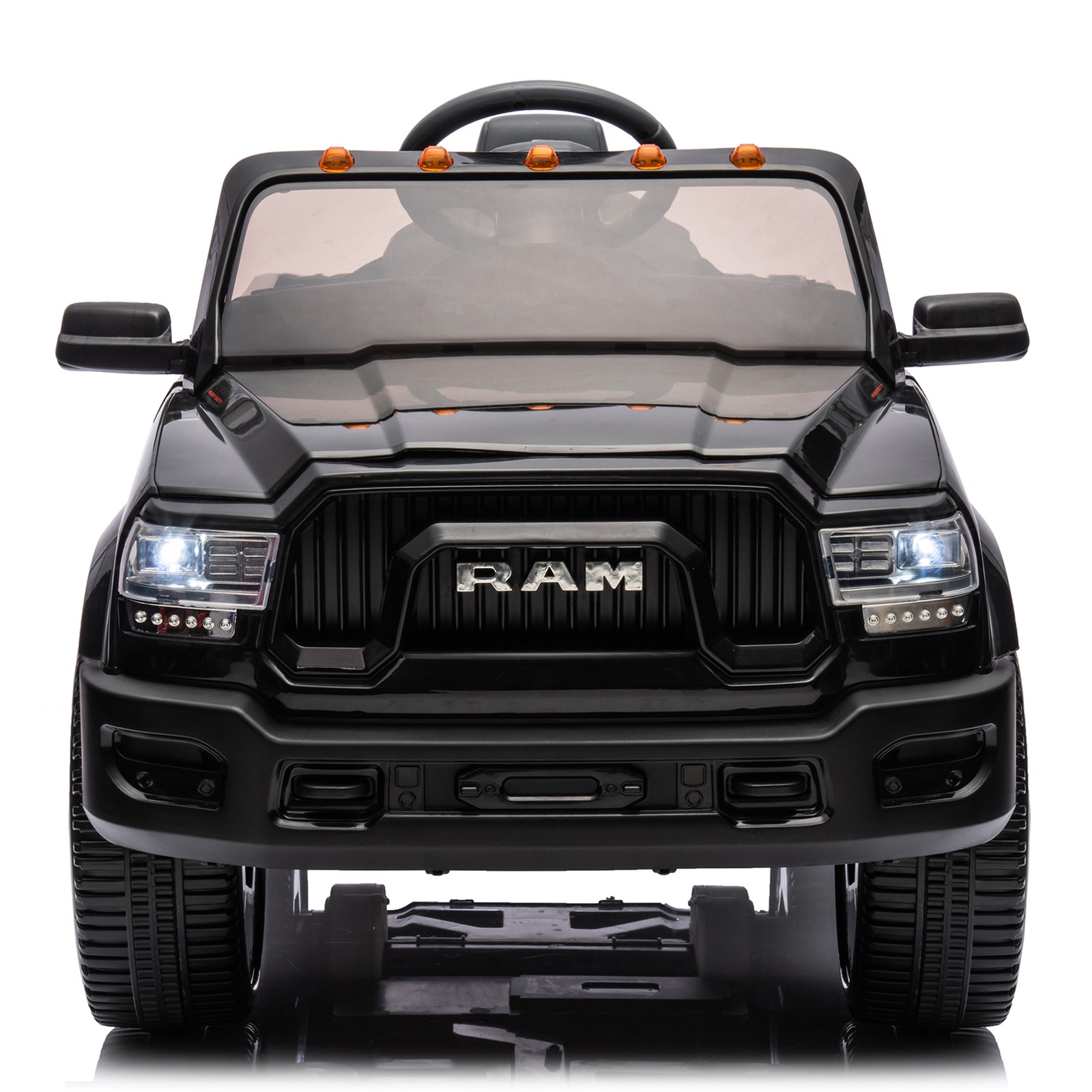 Large Kids Ride On Electric Pickup WITH/Parents Control For Kids Aged 3-5 Black