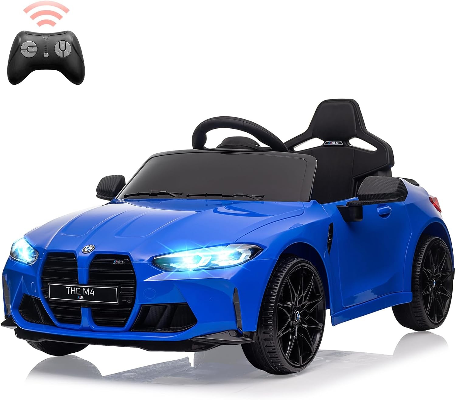 Garvee 12V Ride on Car for Kids,Licensed BMW M4 Electric Car for Boys and Girls