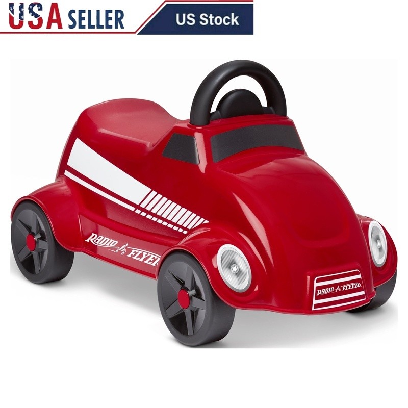Ride On Toy Toddlers Foot to Floor Classic Race Car Indoor Outdoor Fun New