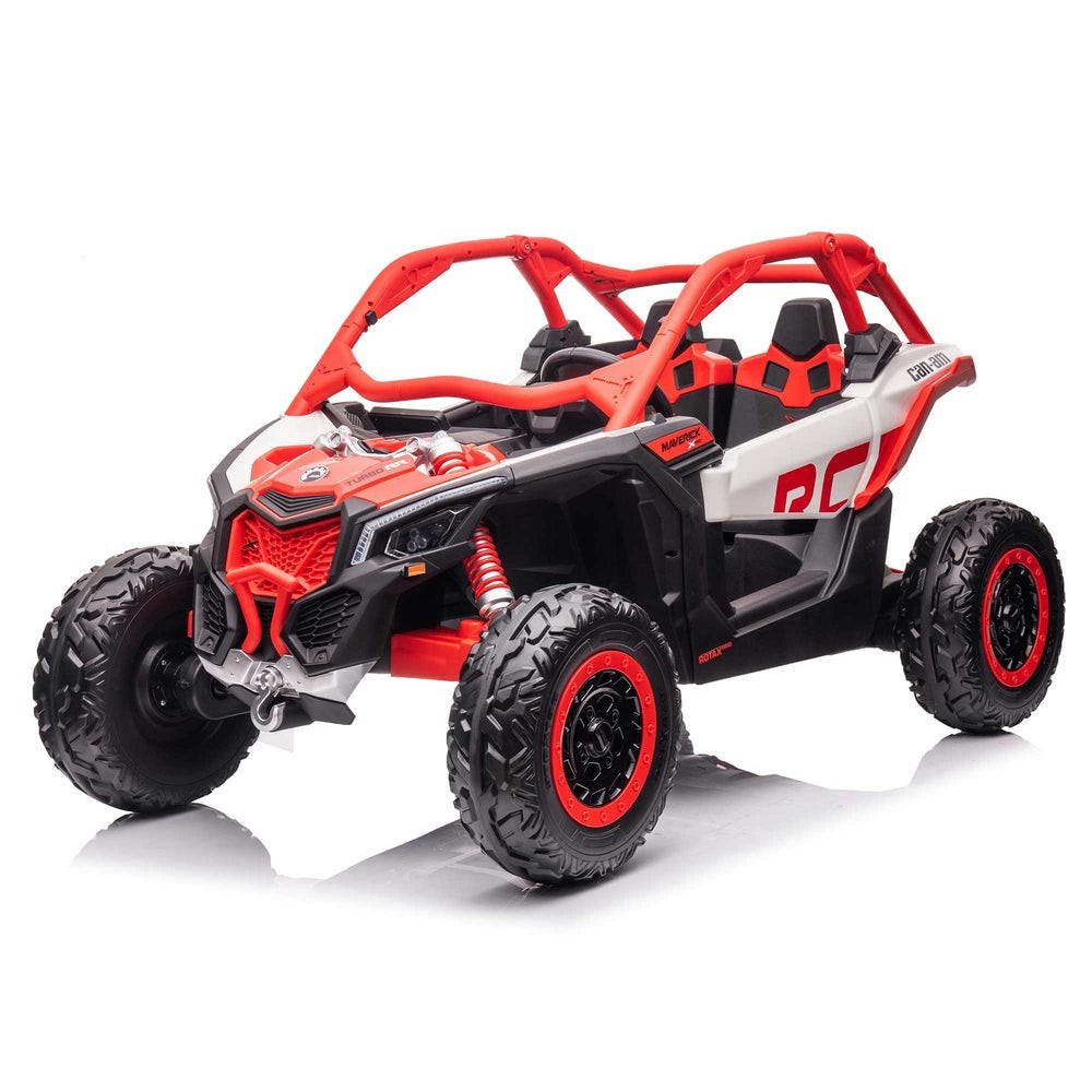 24V 4WD Can-Am Maverick Custom Edition Kids Ride-On UTV Car 2 Seat+ RC/Spare BTY