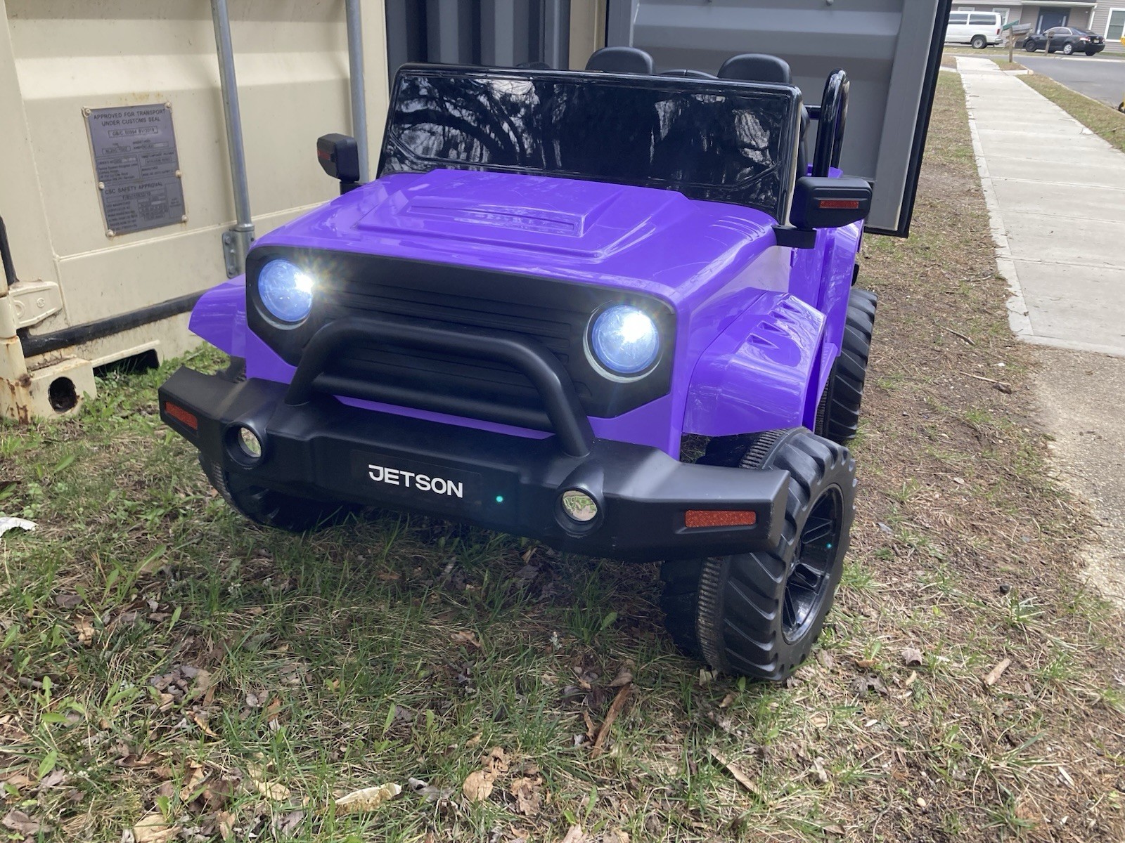 Jetson Kids Jeep Electric 2 Seat Ride-On Car – Purple. + Remote. See Description