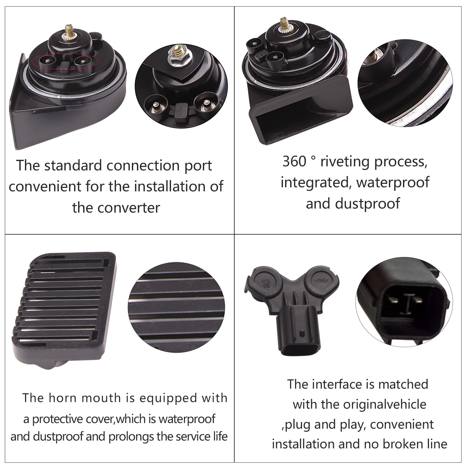 Car Horn Compatible with Chevrolet, Special Horns for Chevy/Buick/GM, 12V
