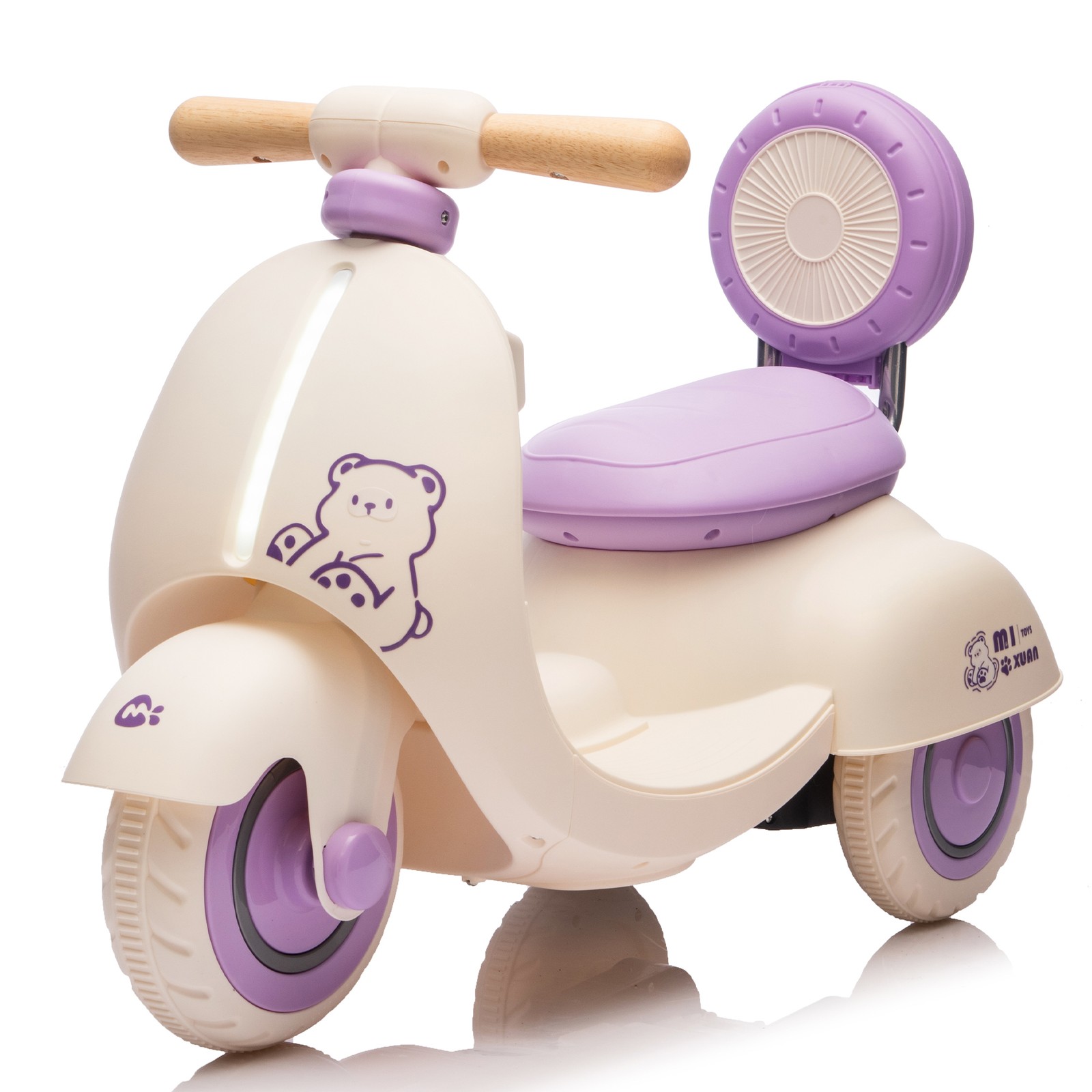 12V Kids Ride On Electric Motorcycle Toddler Scooter W/Parents Control Bluetooth