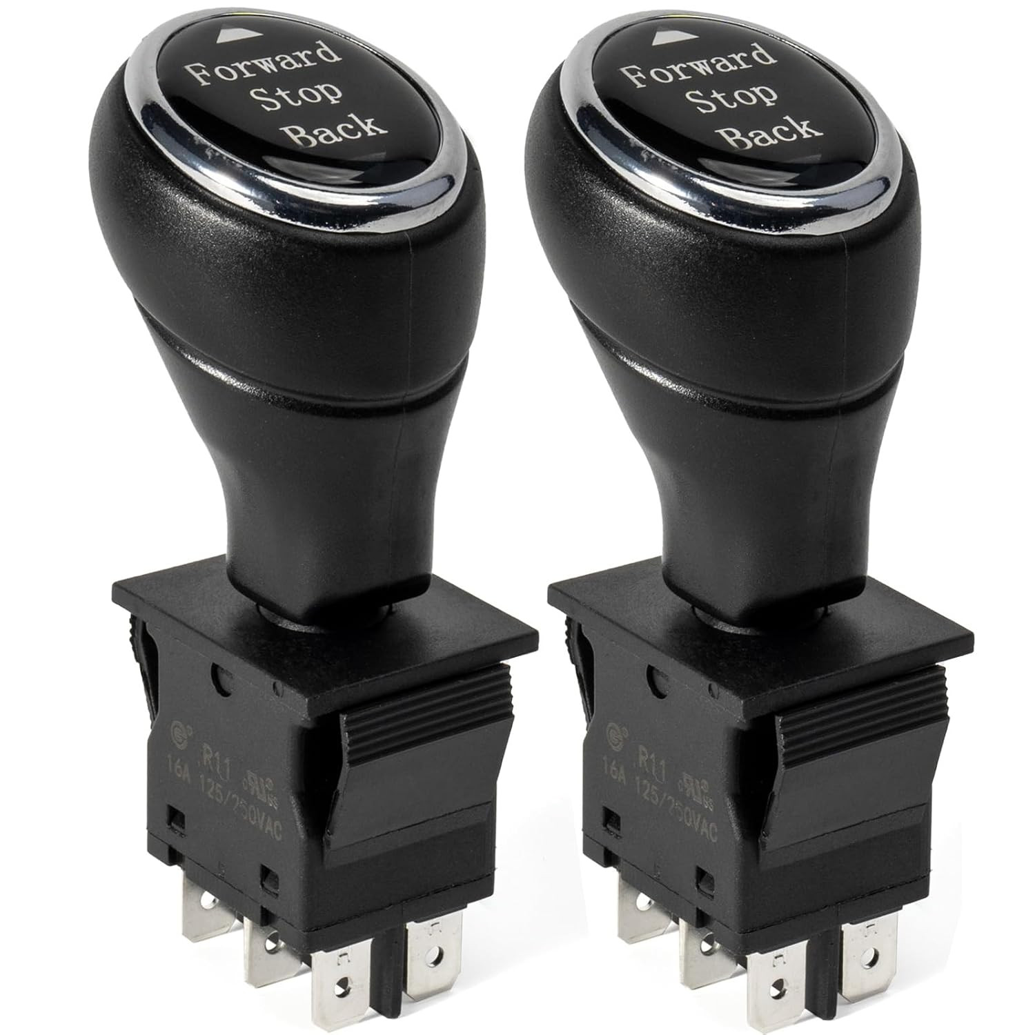 2 Pcs 6V 12Volt 24V Compatible with Power Wheels Forward Stop Back Shift Switch