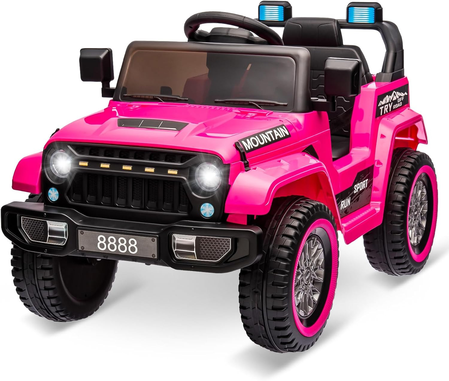 12V Kids Ride on Truck Car, W/Parent Remote Control, Twin 35W Motors, 3 Speeds,