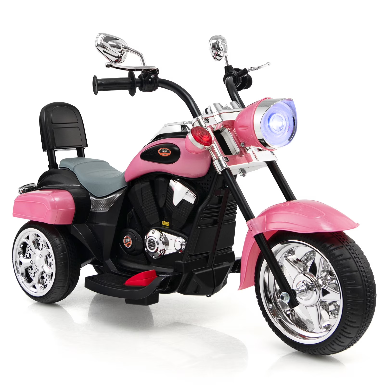 Electric Child Motorcycle Pink Harley Davidson Battery Powered Motor Ride On Toy