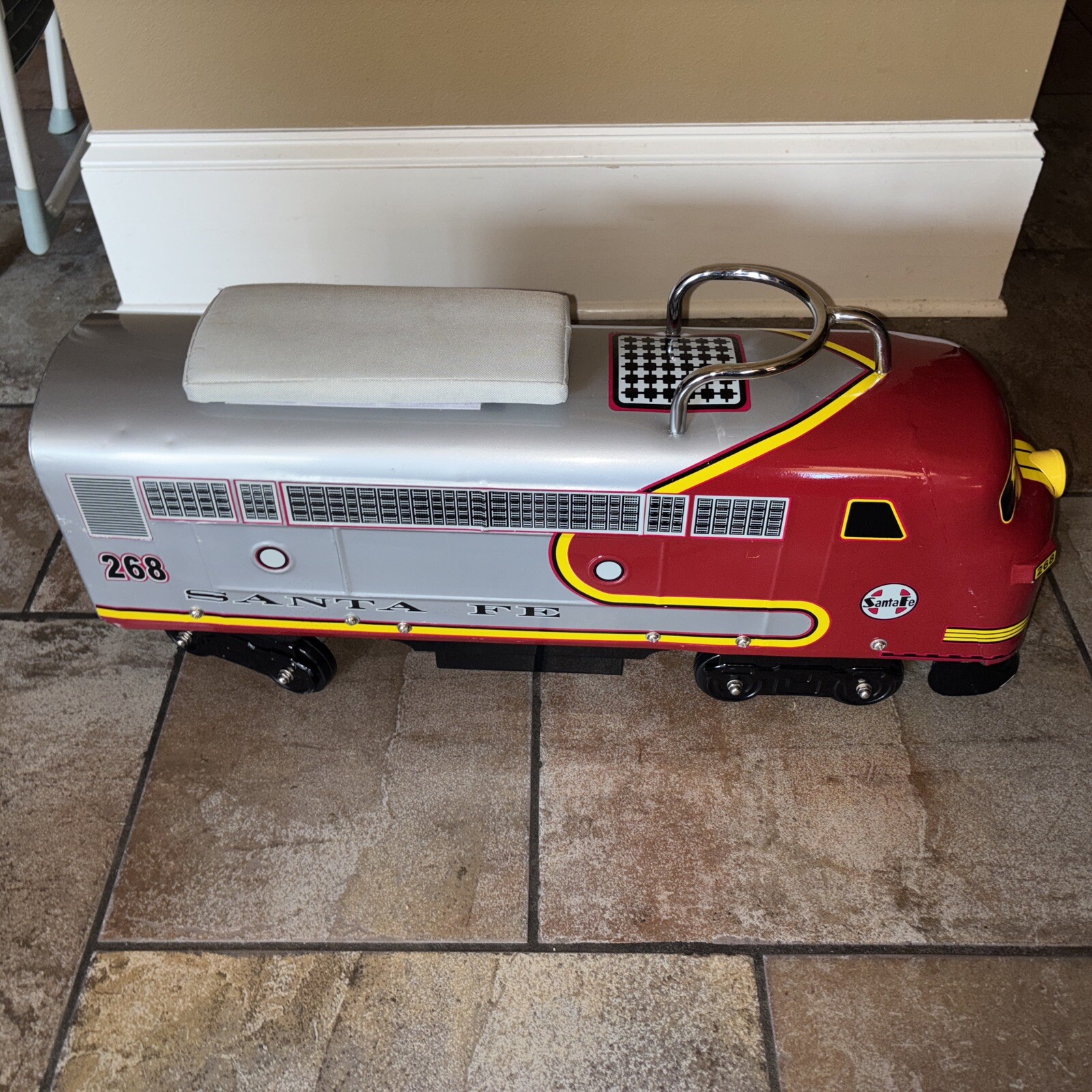 Morgan Cycle Kids Ride on Santa Fe Train Discontinued RARE