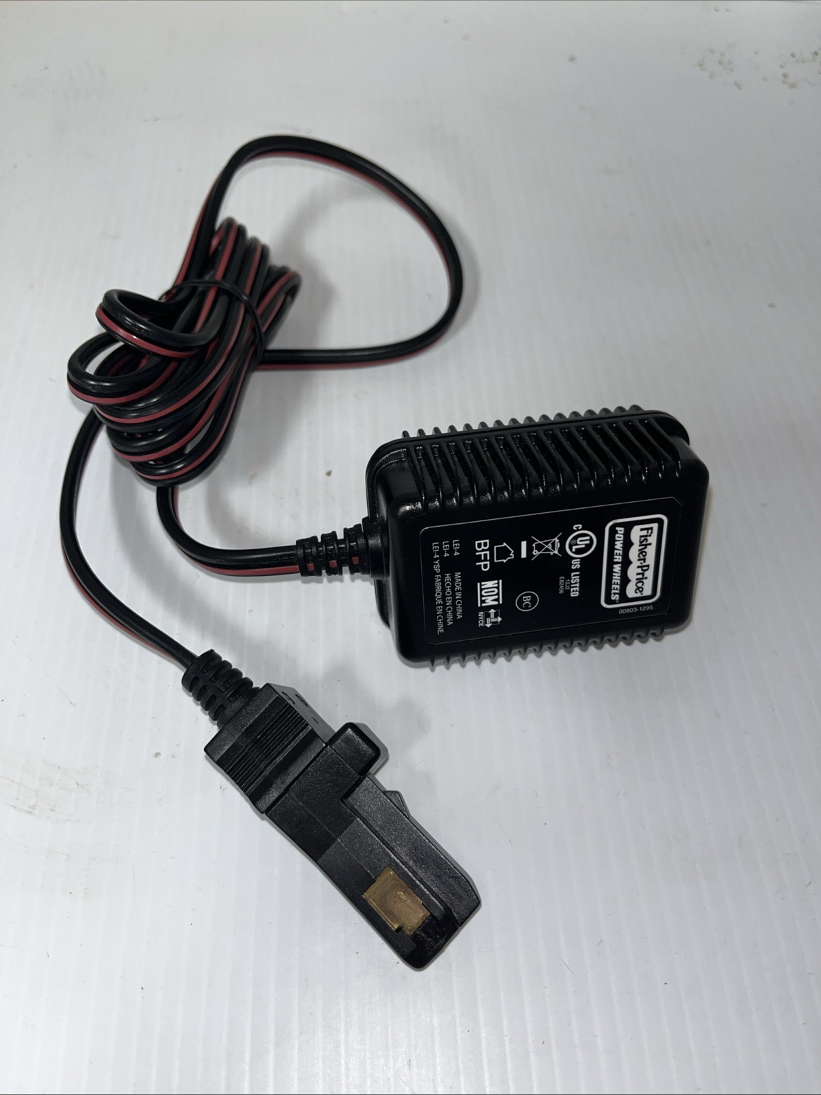 Fisher Price Power Wheels 6V Class 2 Battery Charger Wall Plug 00801-1781 LEI-4