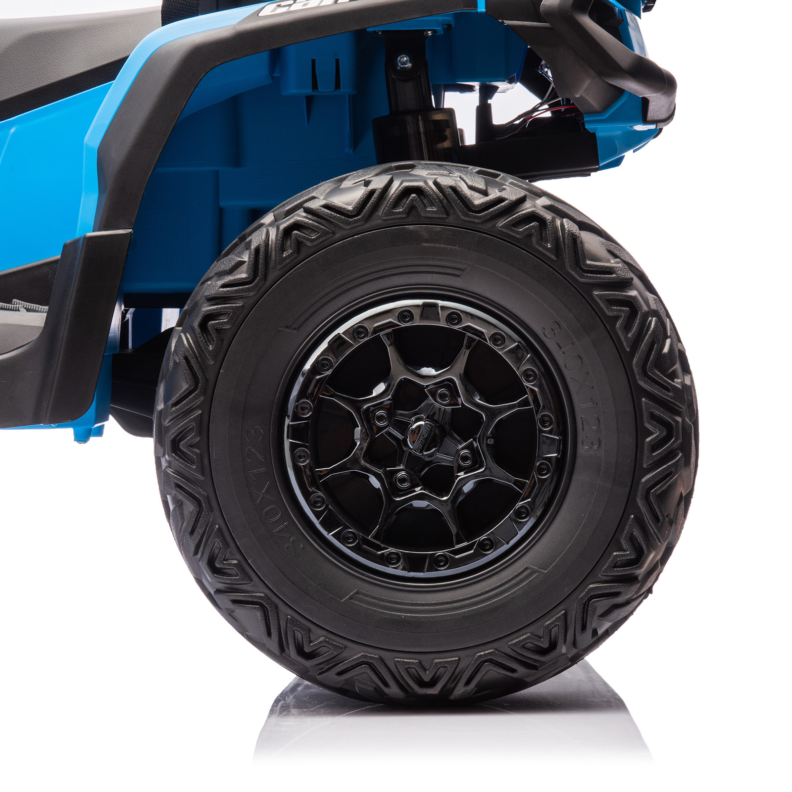 Can-Am Outlander 24V 2-Seater Kids Ride On ATV Quad 4x200W Motor RC Remote Blue