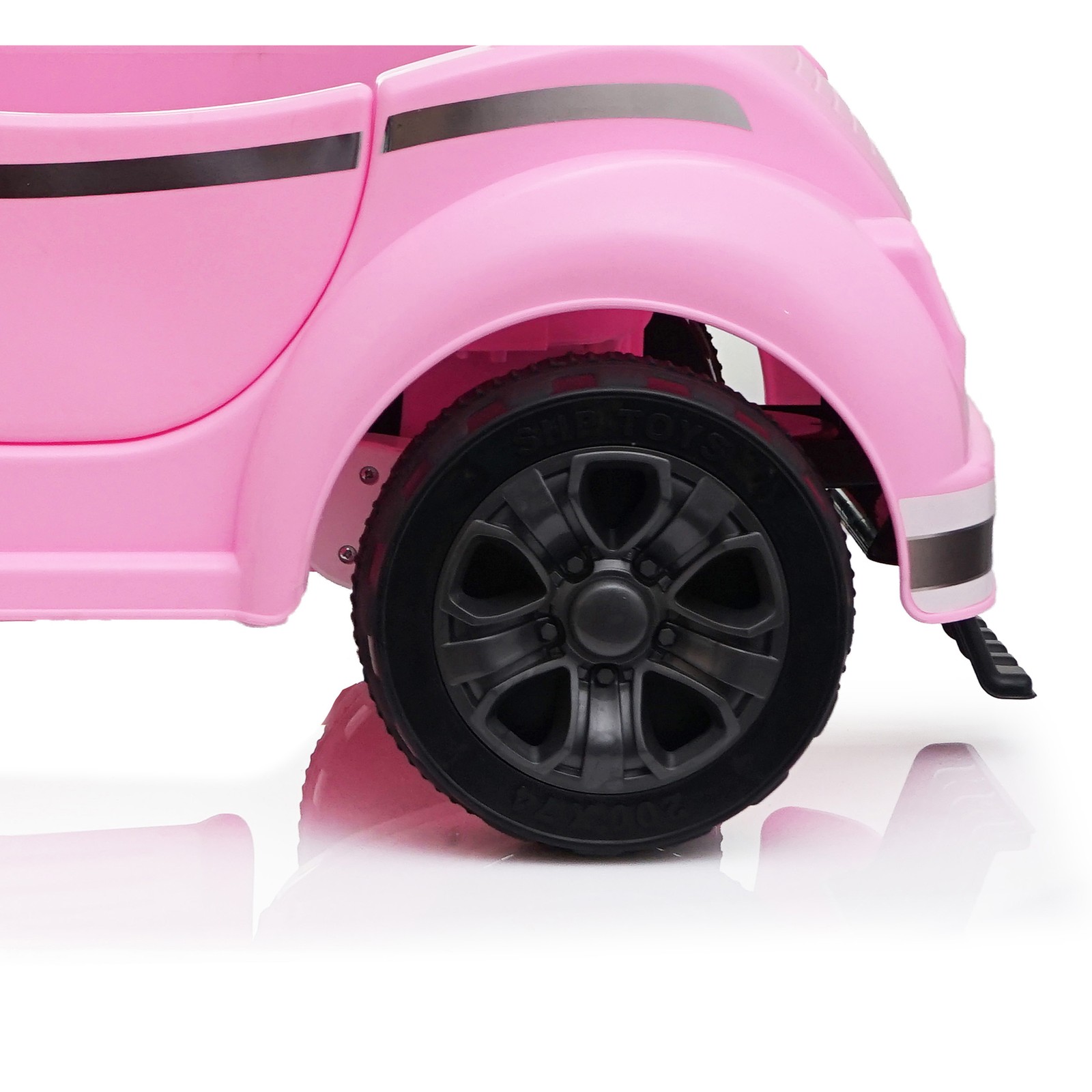 12V Kids Ride On Car Wheel LED USB & Bluetooth Suitable for Kids Aged 2-4 Pink