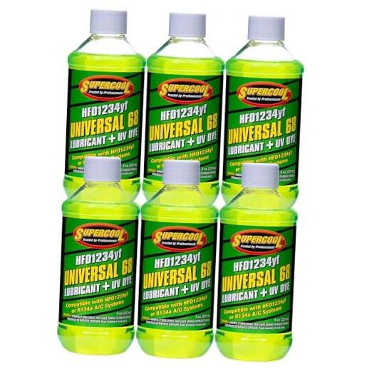 48663-8D234yf EV Electric Vehicle POE 68 Viscosity with UV Dye 8oz-Pack 1