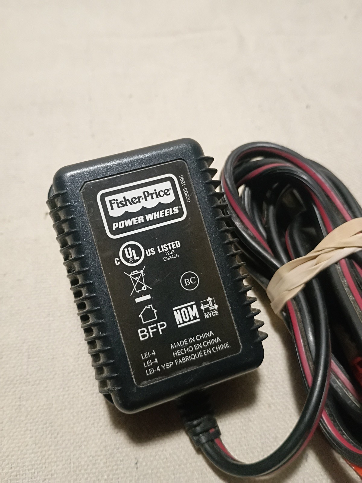 OEM Fisher Price Power Wheels AC/DC Adapter Charger Cord Model 00801-1778