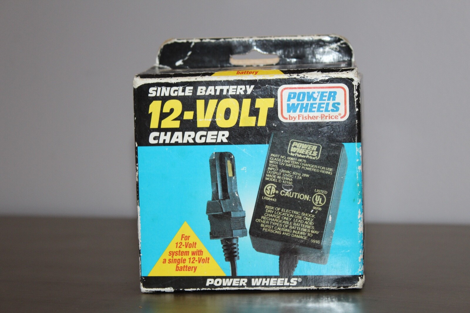 POWER WHEELS by FISHER PRICE 12v BATTERY CHARGER 00801-0972 NEVER USED