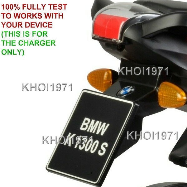 WALL charger AC adapter FOR BLUE BMW K1300S motorcycle ride on 12V battery