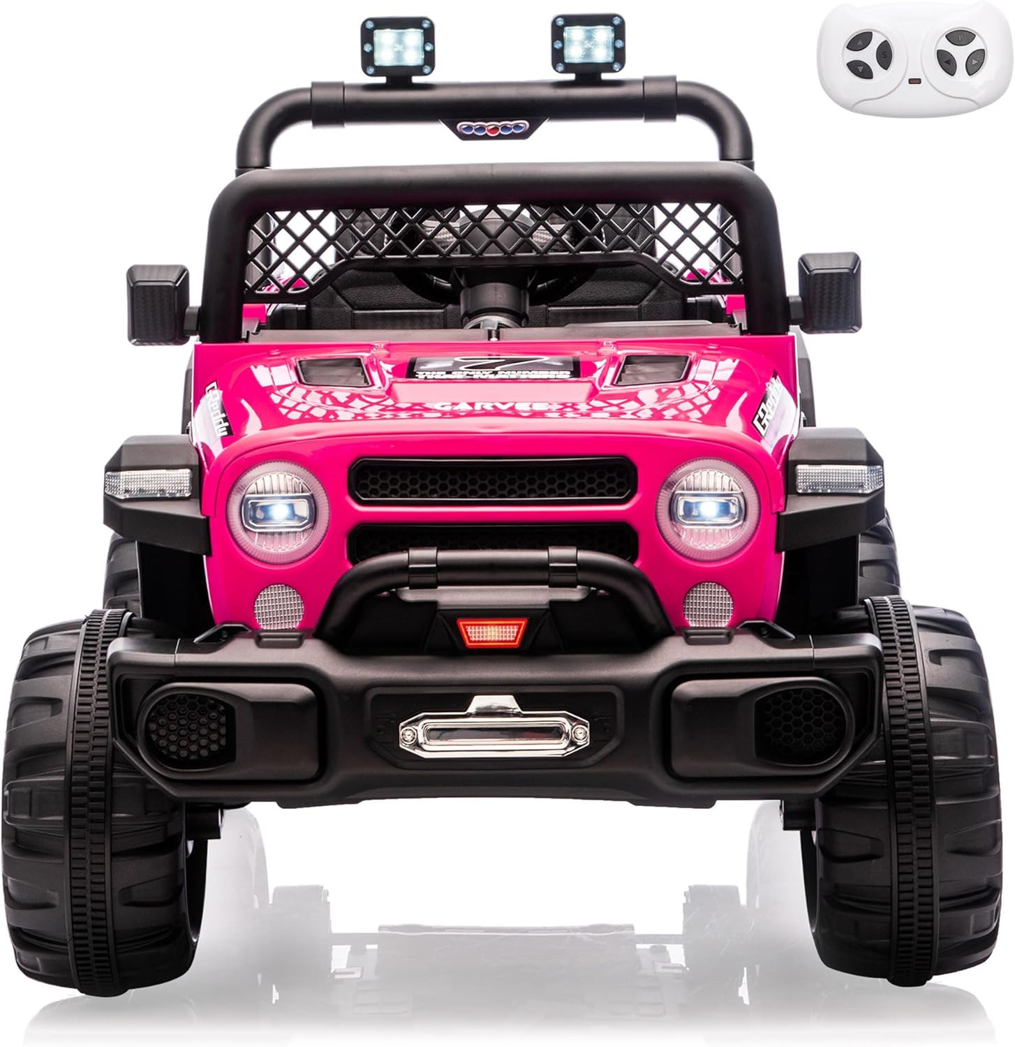 12V Ride on Truck，Kids Electric Car with Parent Remote Control| Features 3 Speed
