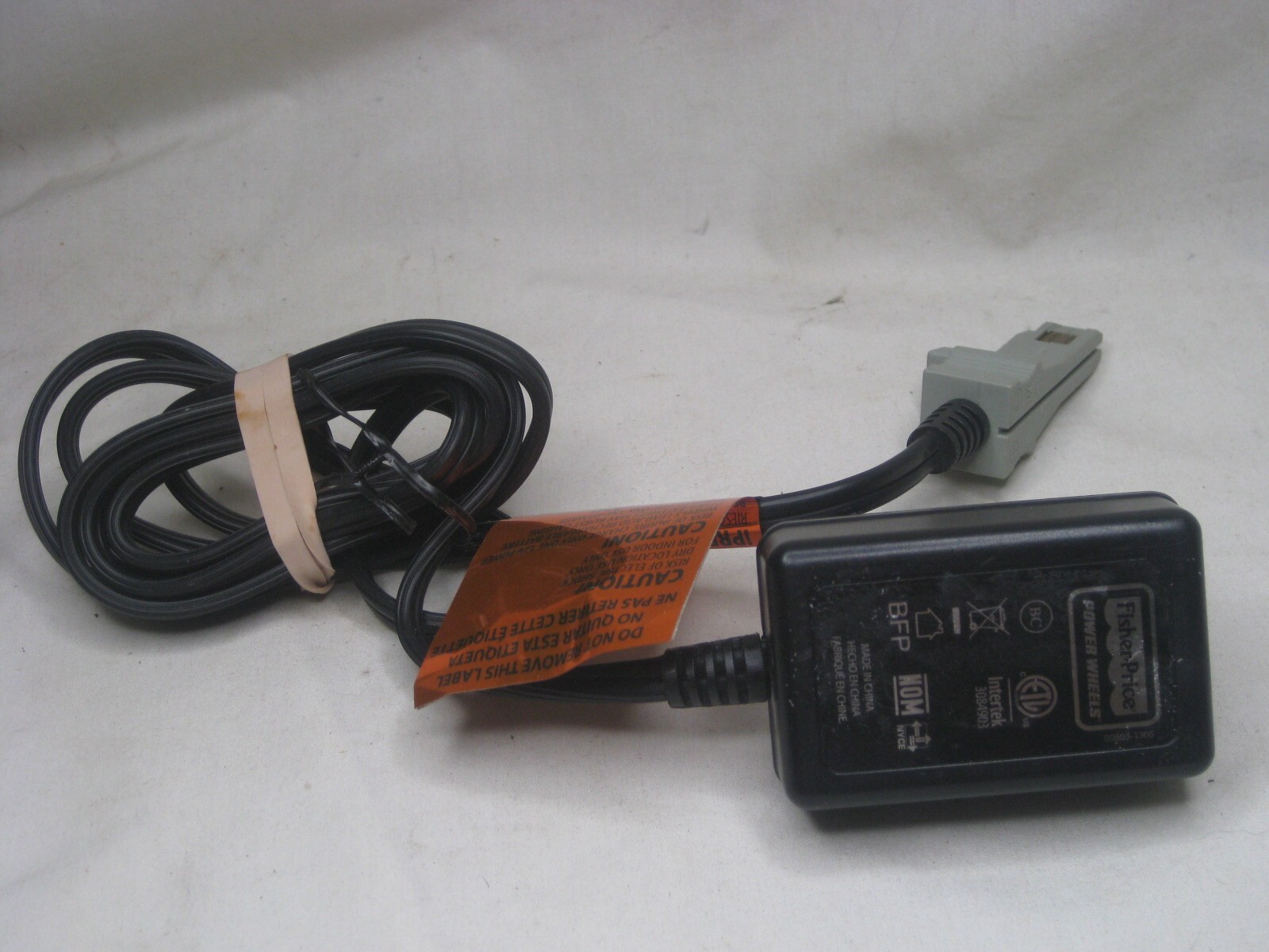 Fisher-Price POWER WHEELS Model 00801-2101 Class 2 Battery Charger power cord