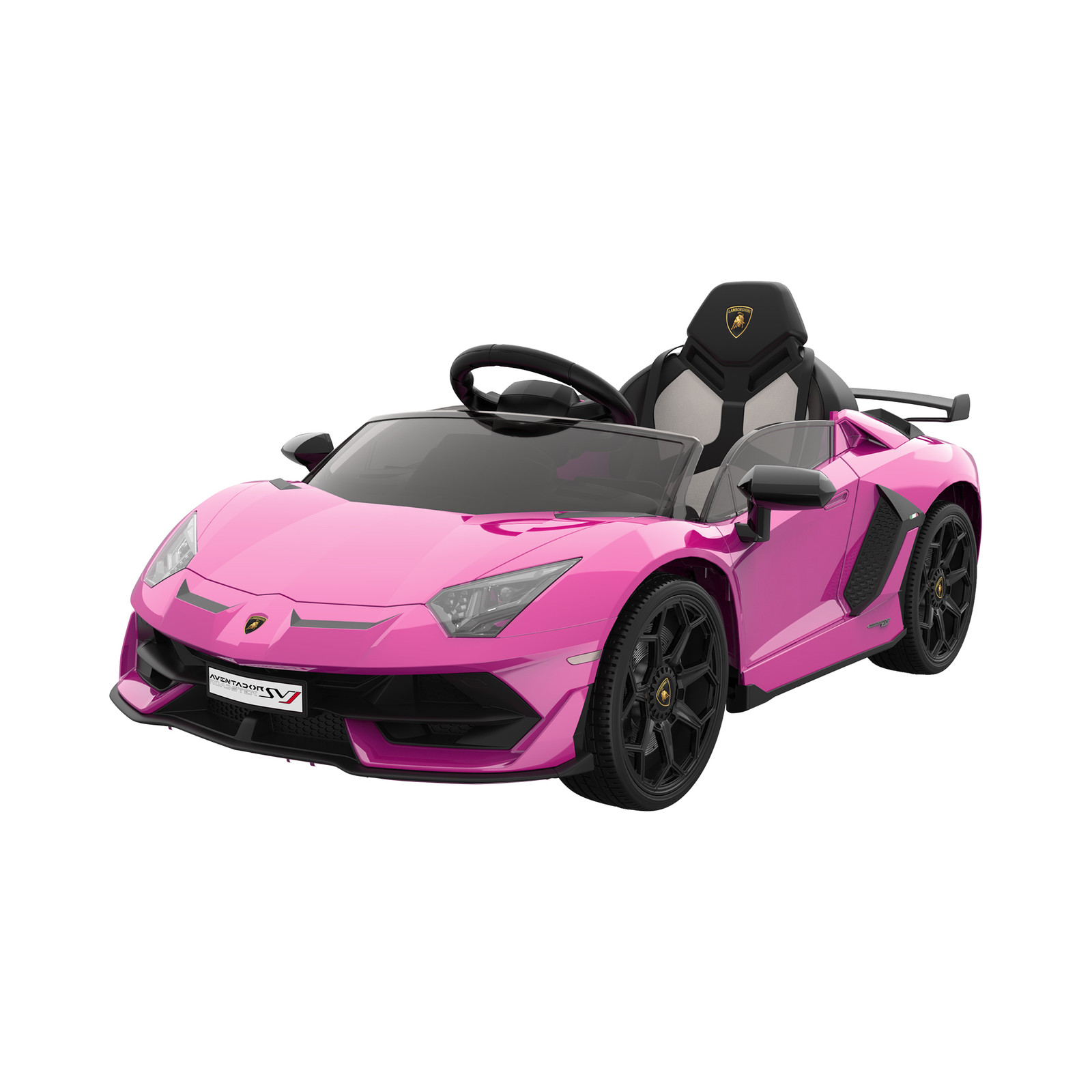 12V Kids Electric Car with Remote Control, Ride-On Toy for Boys & Girls – Pink