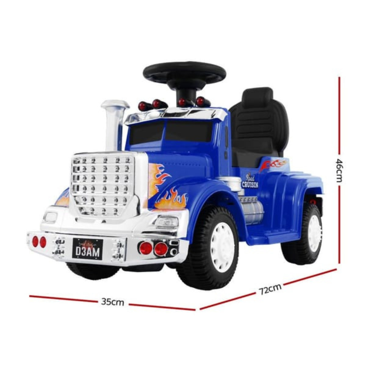 Blue 6V Electric Ride On Motor Truck for Kids Toy Vehicle
