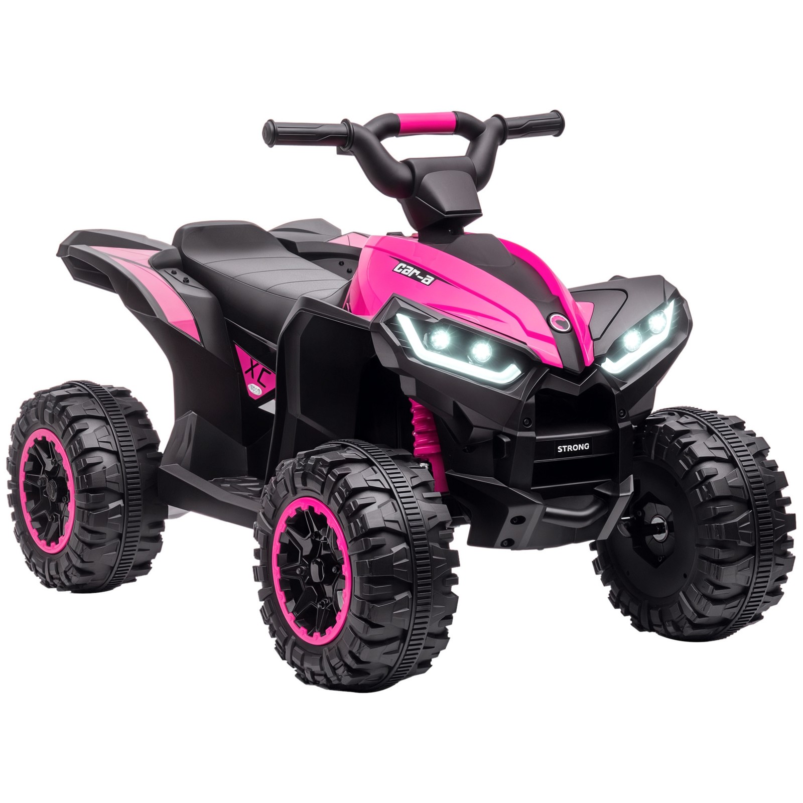 Four Wheeler for Kids with Music, Electric Ride-on Toy for Toddlers, Pink