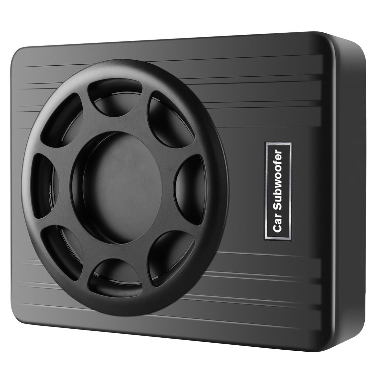 litillbuly 10 Inch Car Subwoofer,Slim Under Seat Car Subwoofer Powered, High/…