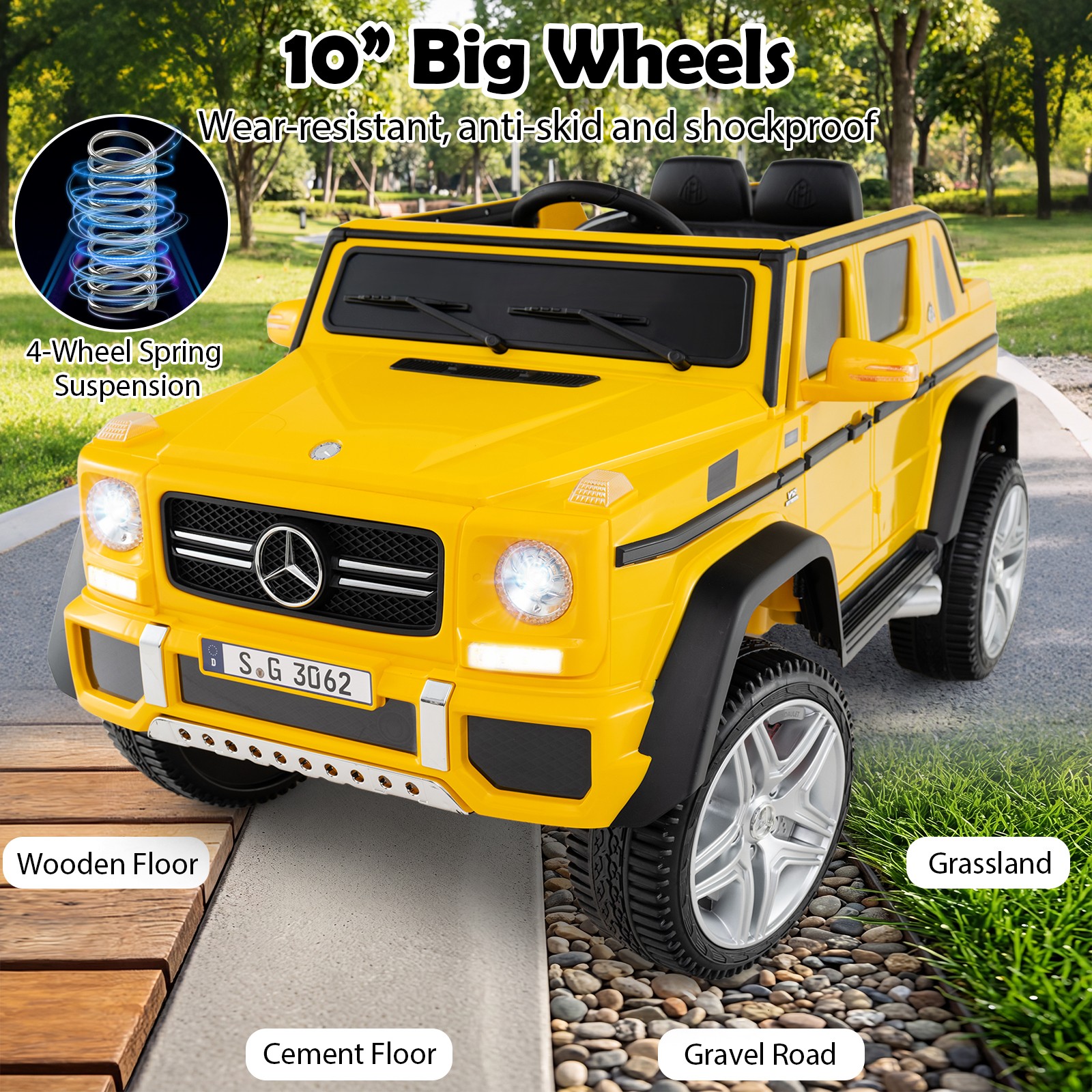 Licensed Mercedes-Benz Maybach G650S Kids Ride On Car w/Parent Remote Control