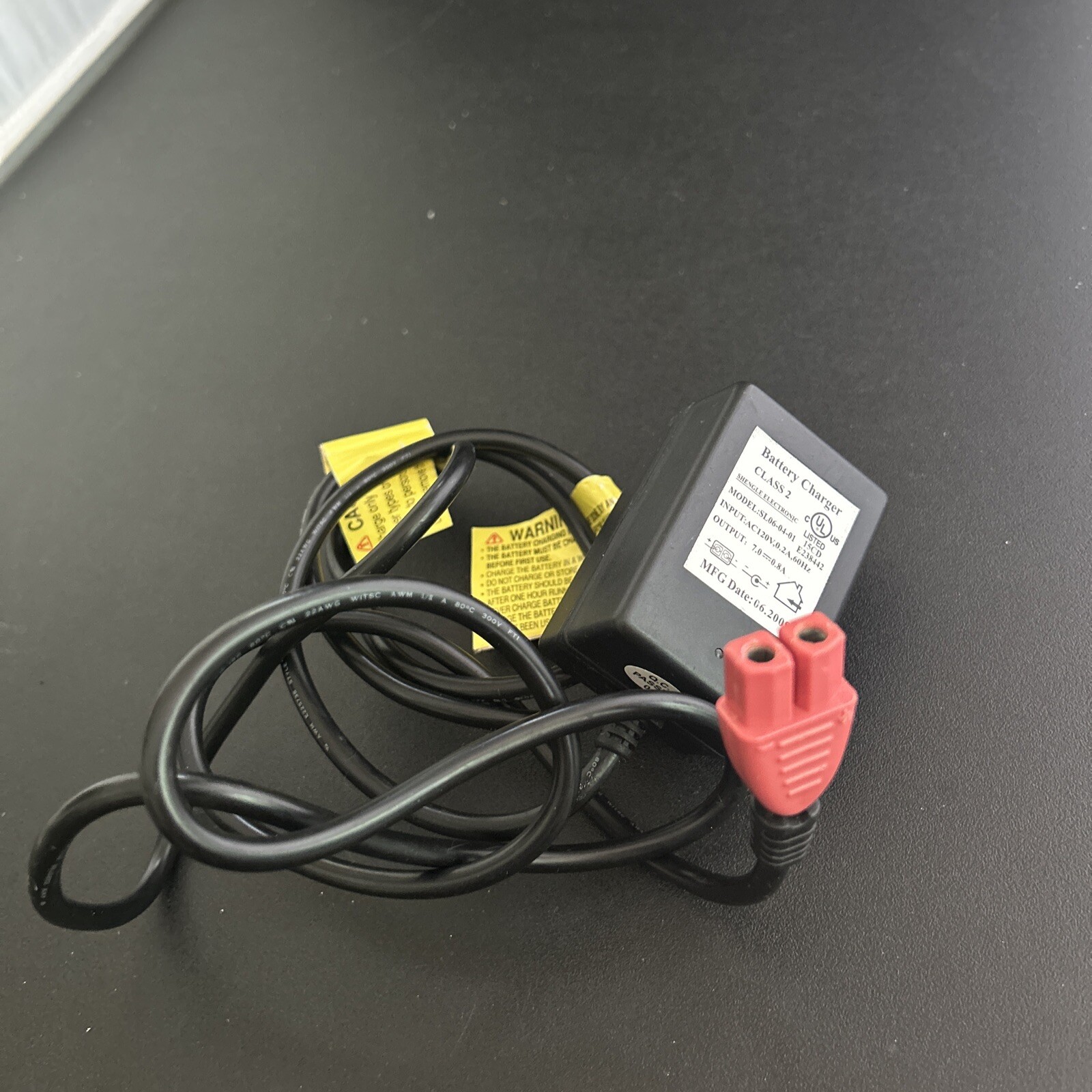 Shengle Electronic SL06-04-01 Battery Charger Kid Trax Motion Trends 7V 0.8A