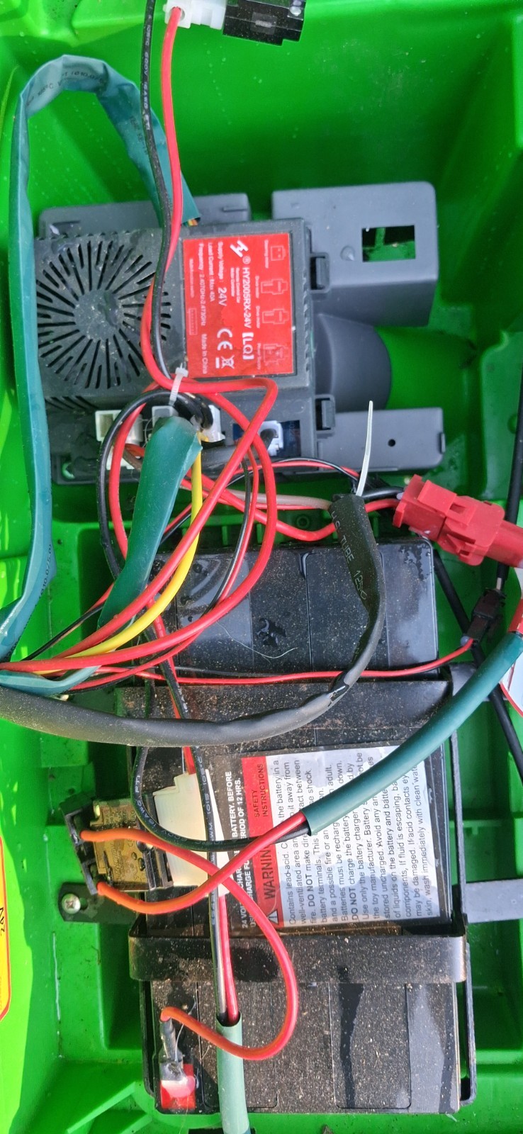 Kids 24V Green Electric Ride-On 4×4 Truck Battery Powered HY2008RX-24V