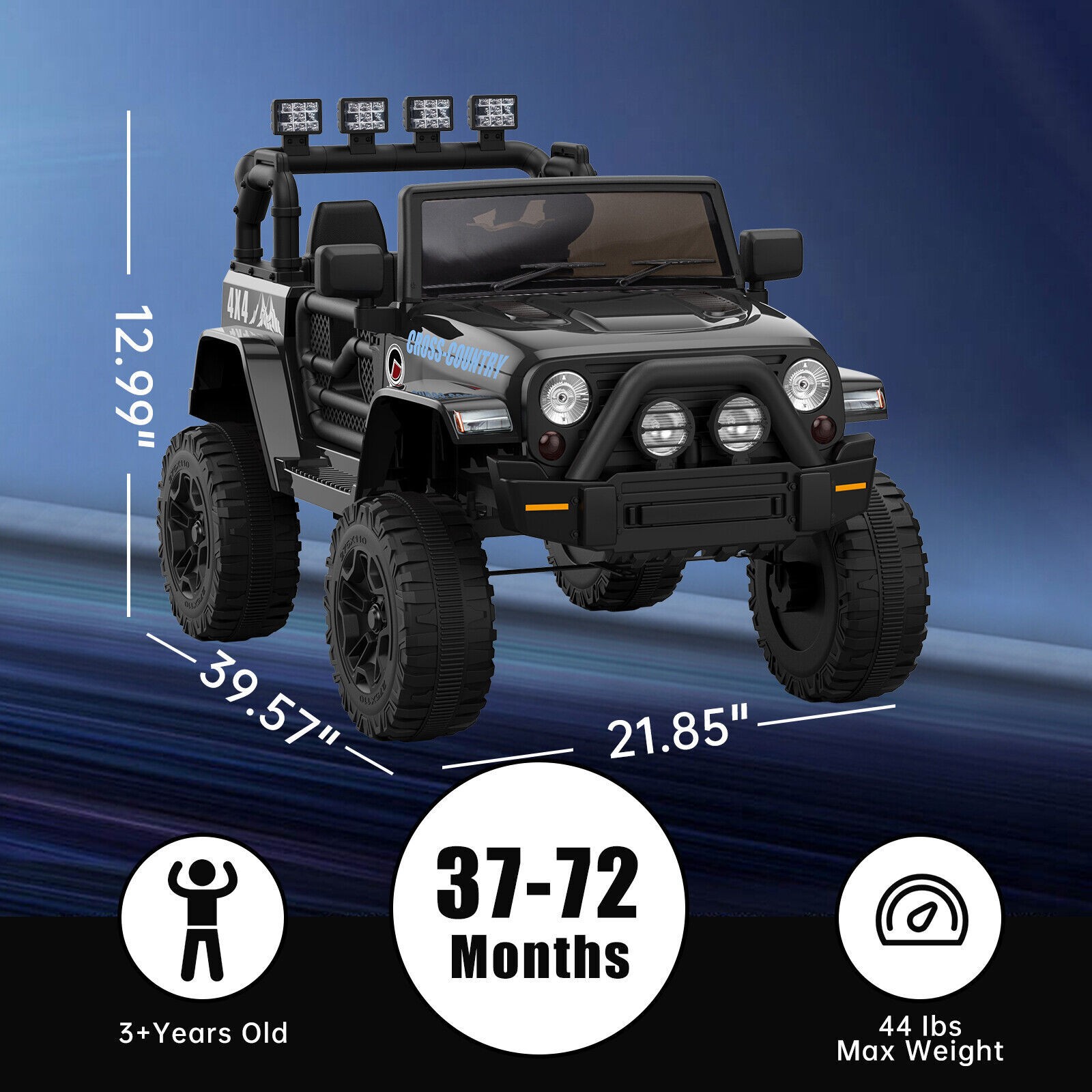 12V Kids Ride On Truck Car Battery Powered Electric Vehicle with Remote Control