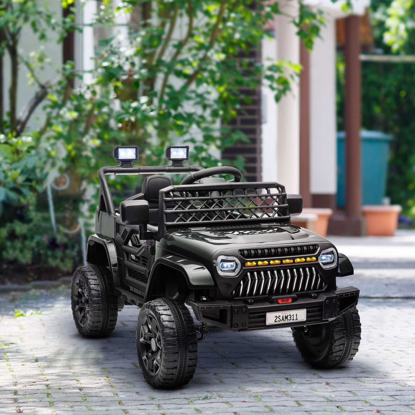 12V Ride On Vehicle for Children with Speed Control Black