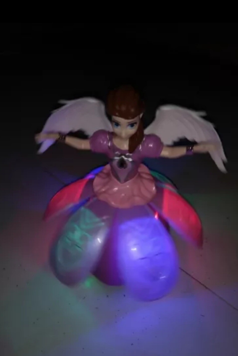 Dancing Angel Lighting Music Rotate Beautiful Doll Robot Toy Best Gift For Girls