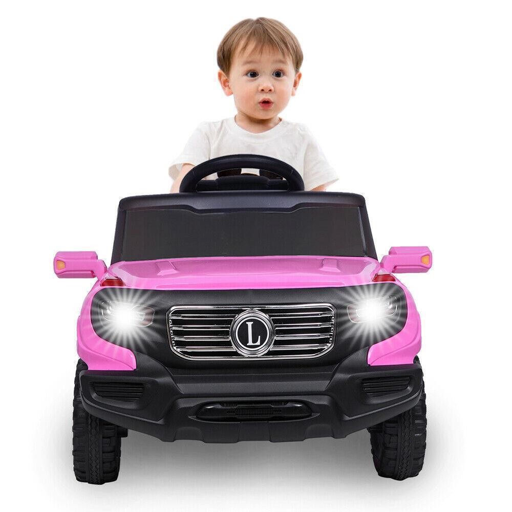 Adjustable Seat Belt Kids Ride on Car Toys Gift Electric Power 4 Wheels Remote
