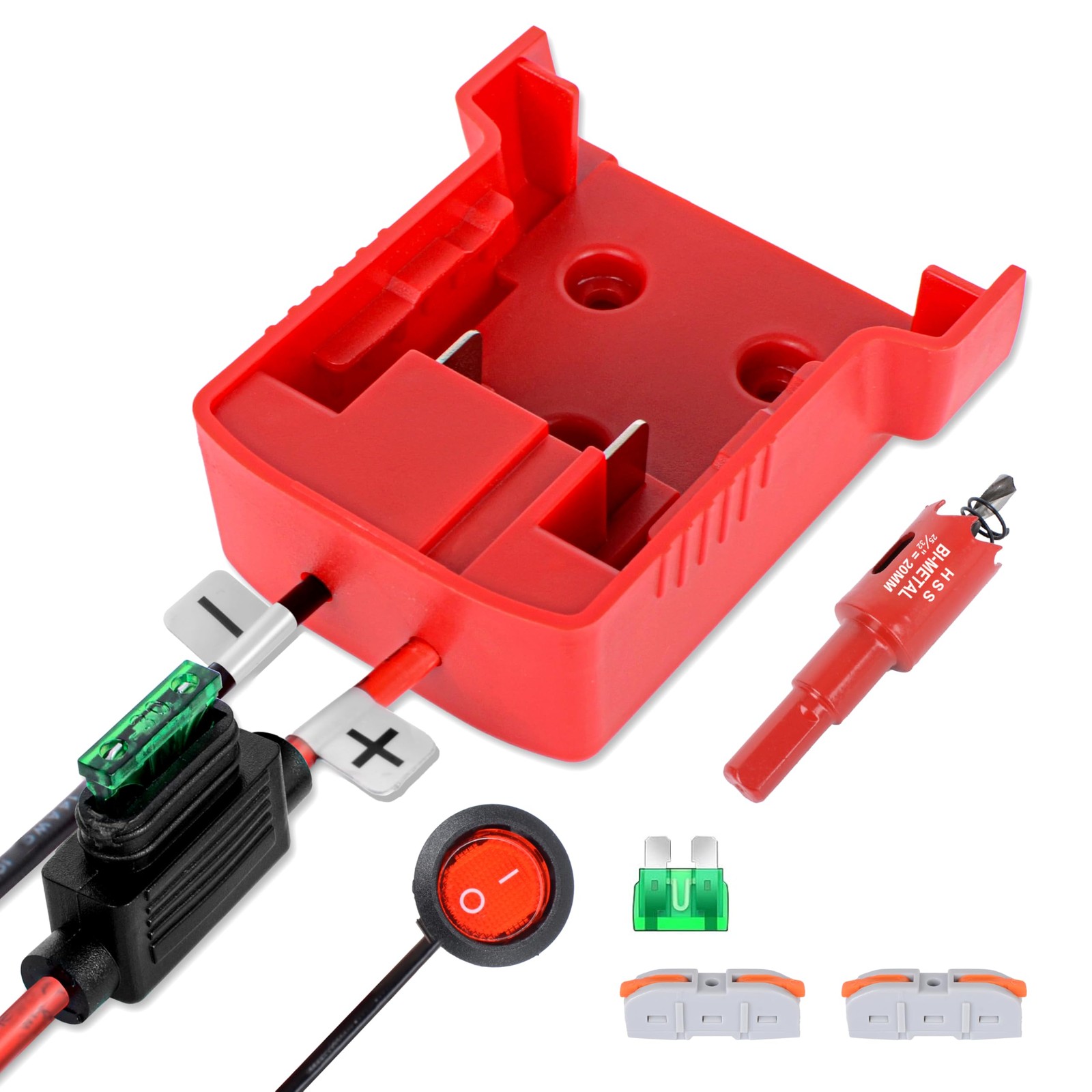 Power Wheels Battery Adapter for Milwaukee M18 Battery, 18V Power Wheels Adap…