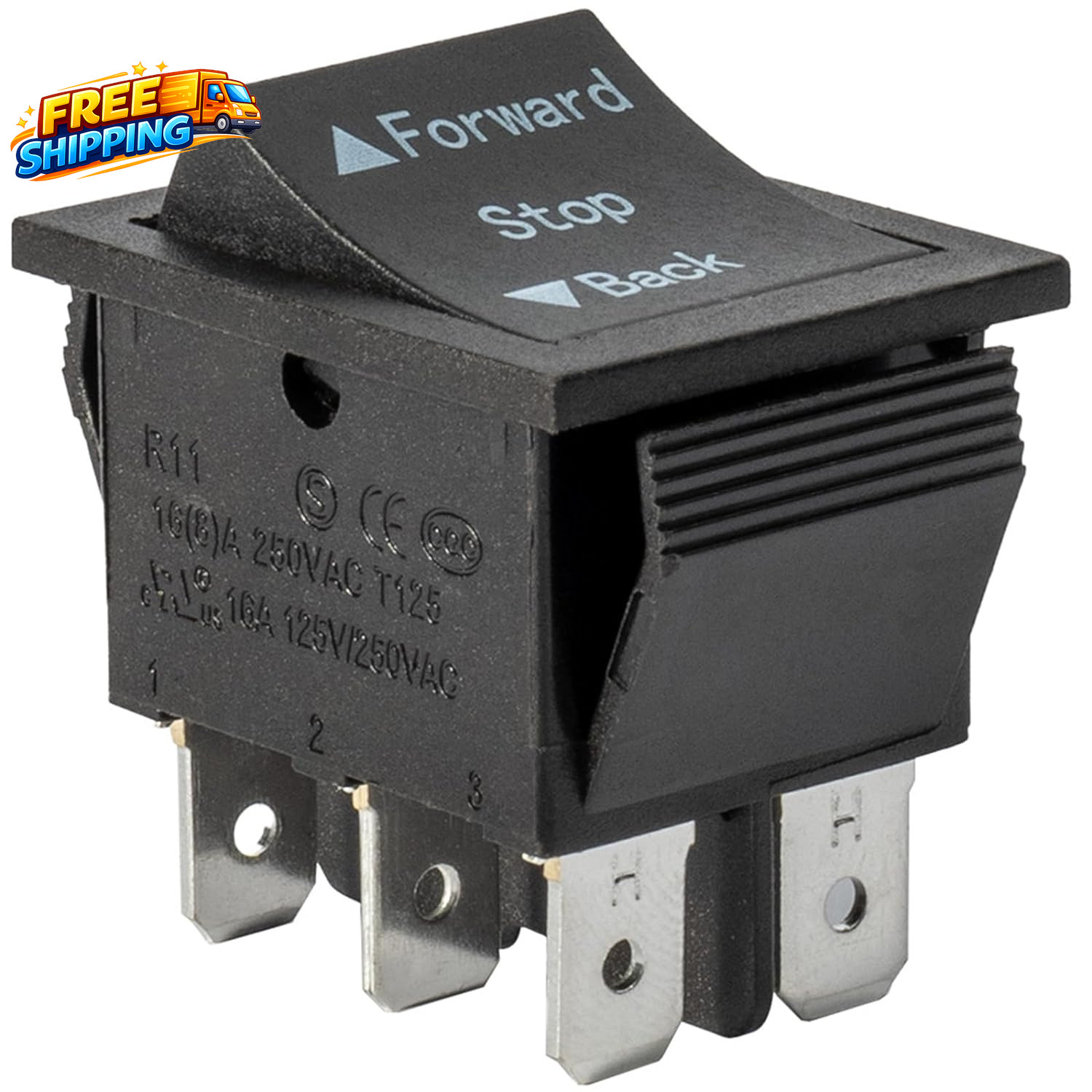 2 Pcs Universal 6V 12V 24V Forward Reverse Switch Compatible with Power Wheels