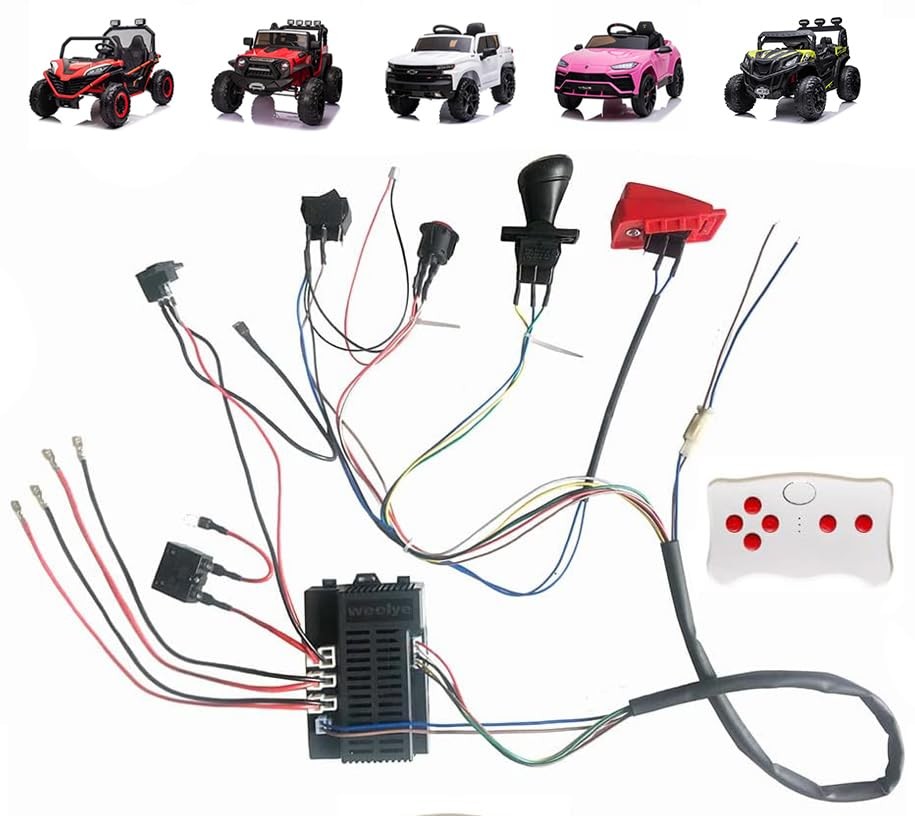 POLYNX 12 Volt Power Wheel DIY Modified Wires,High Self-Made 12V
