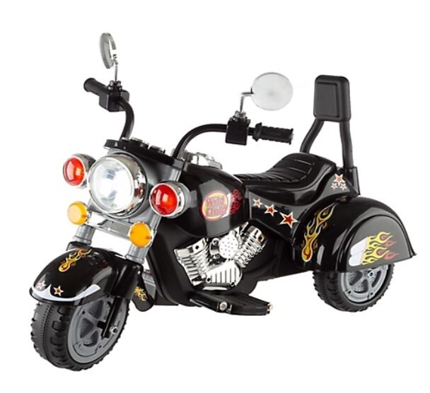 Lil’ Rider 3 Wheel Trike Road Warrior Motorcycle – Black Chopper 2 – 5 Years