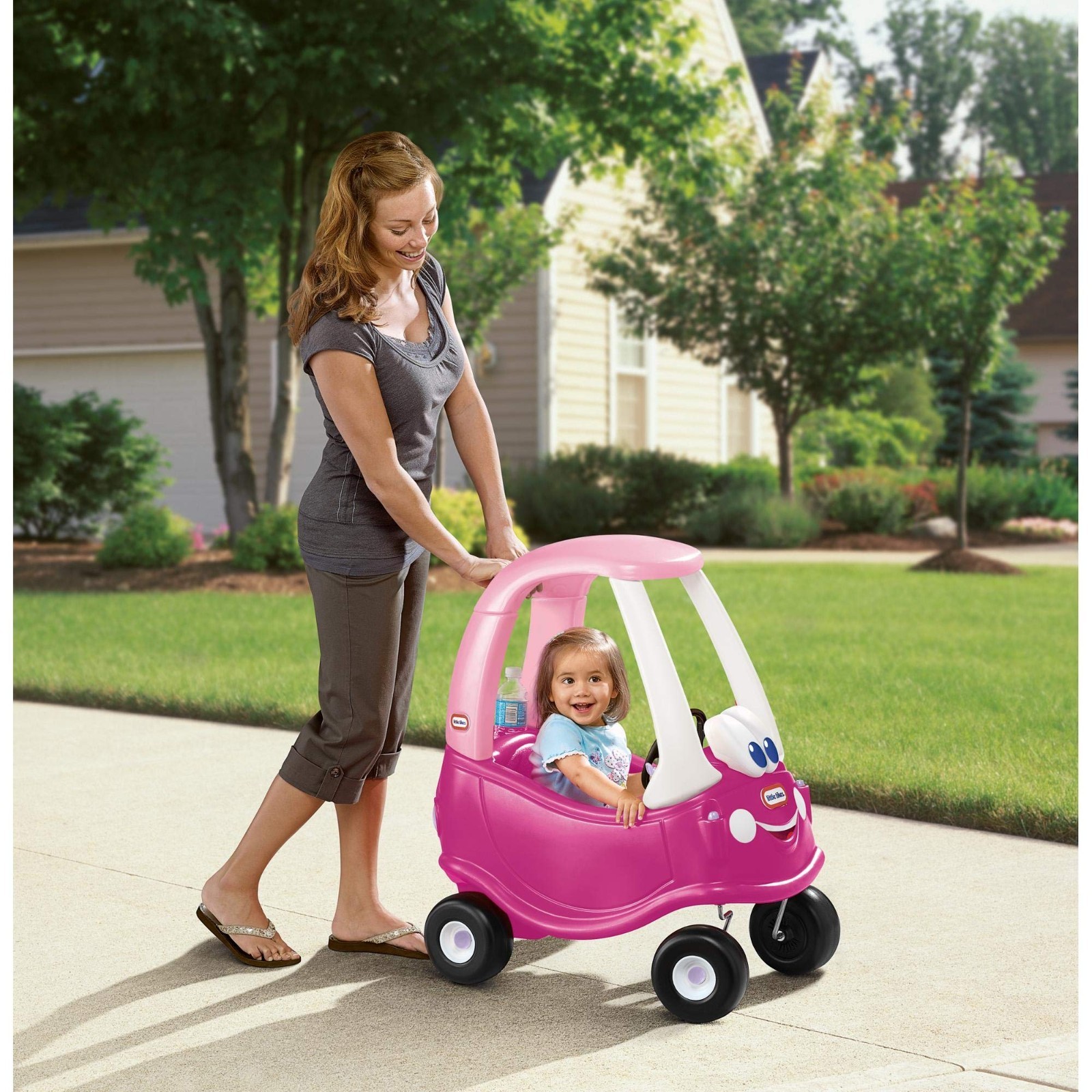 Cozy Coupe Ride-On Toy for Toddlers – Push Car with Working Doors, Steering Whee