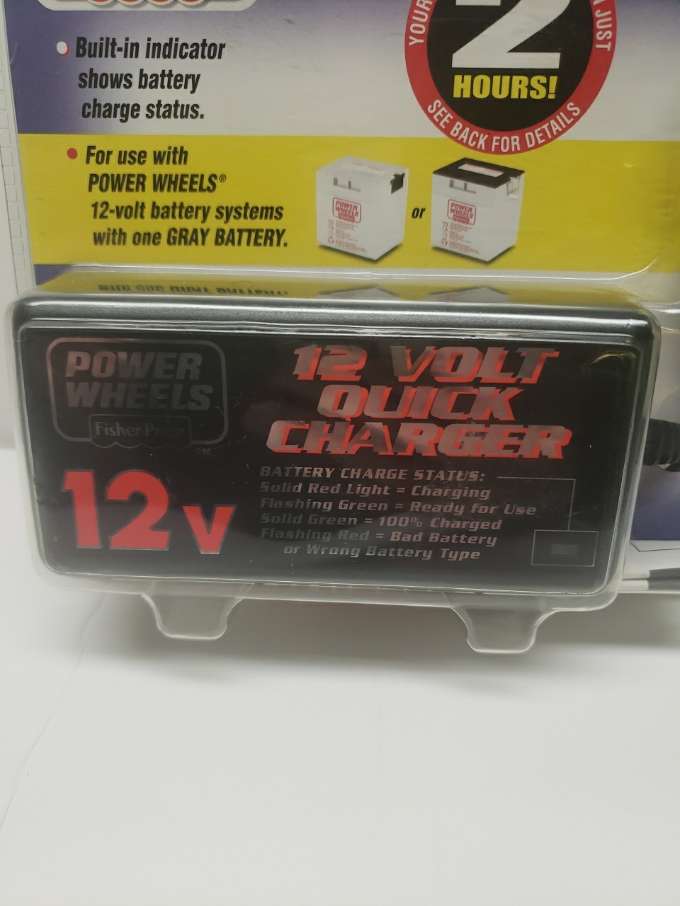 2006 Fisher Price Power Wheels 12 Volt Quick Charger 2 Hours J1718-0980 Sealed